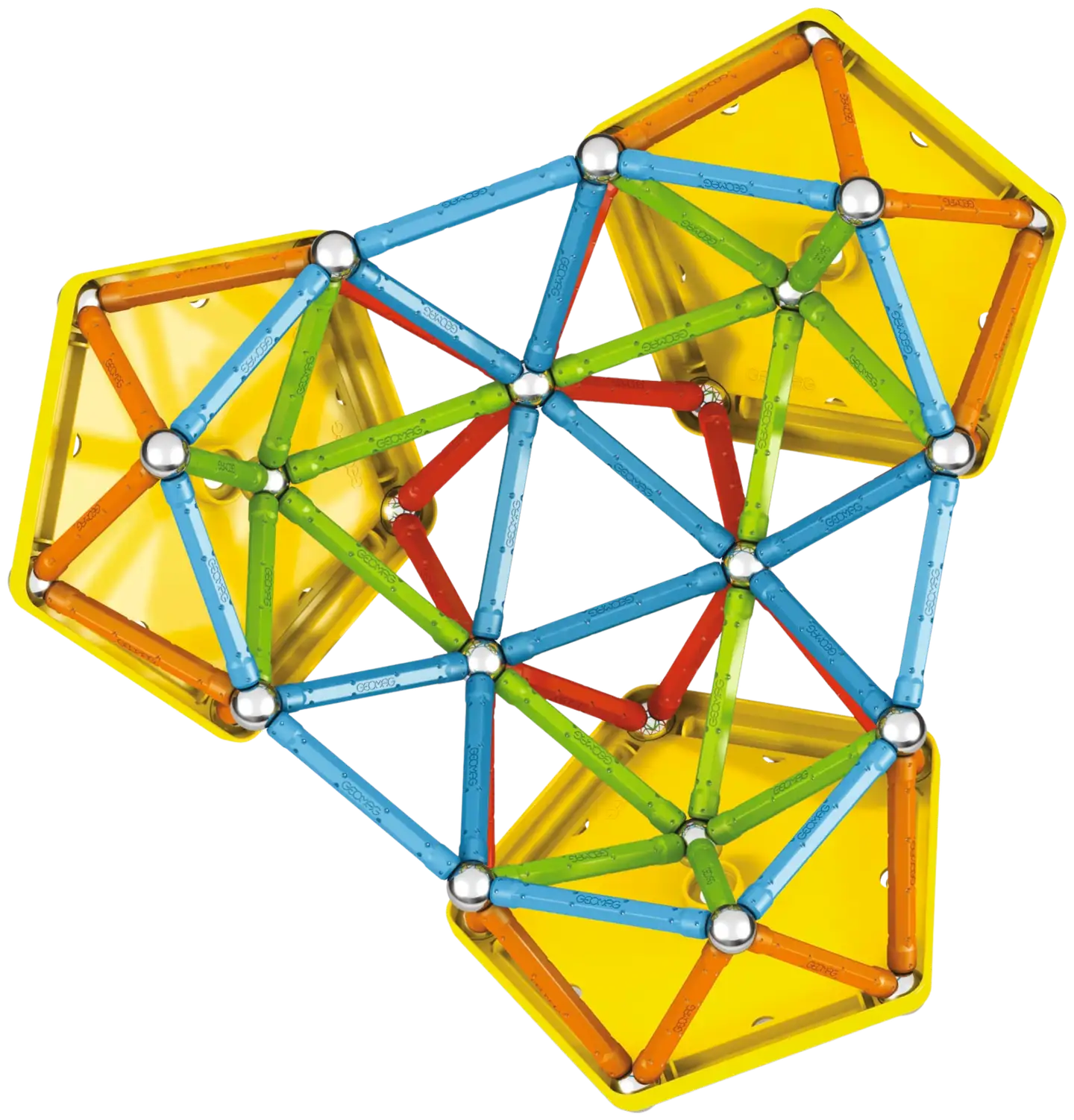 Geomag Supercolor Recycled -magneettirakennussetti 142 osaa - 2