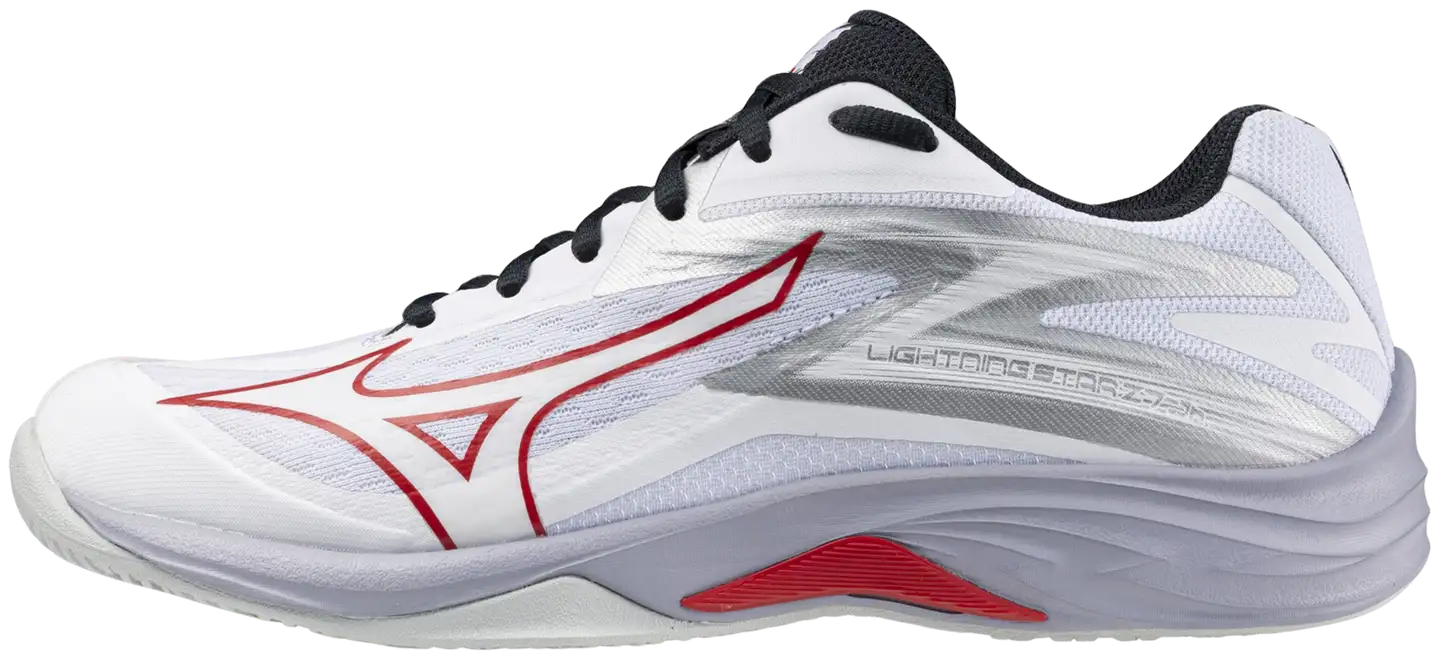 Mizuno lasten sisäpelijalkine Lighting Star 27 jr. - WHITE/SALSA/BLACK - 1