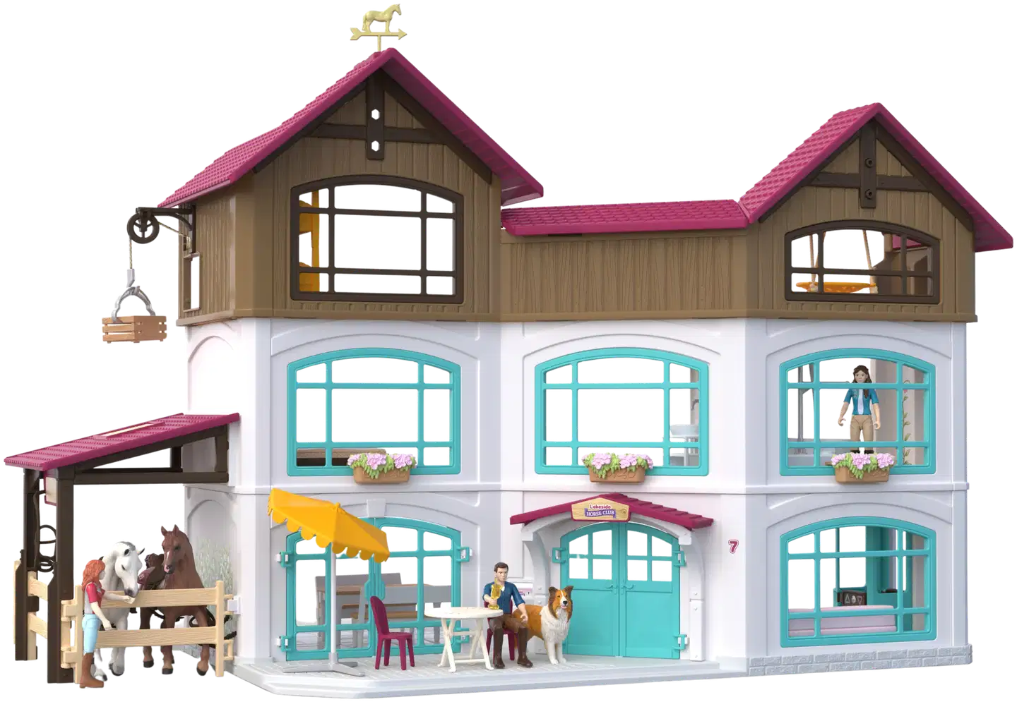 Schleich Lakeside Huvila ja Aitaus - 2
