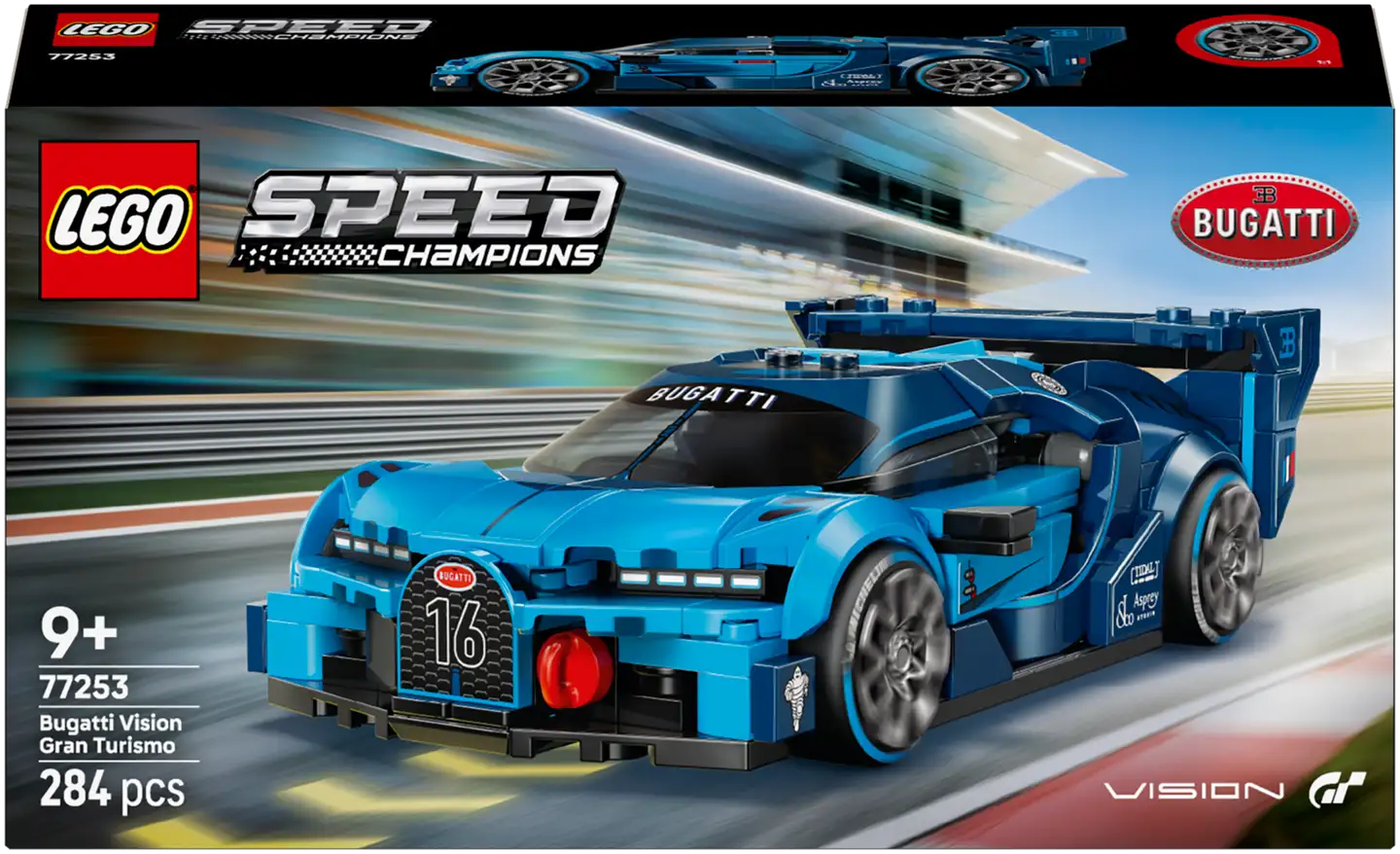 LEGO® Speed Champions 77253 Bugatti Vision GT ‑hyperurheiluauto - 8