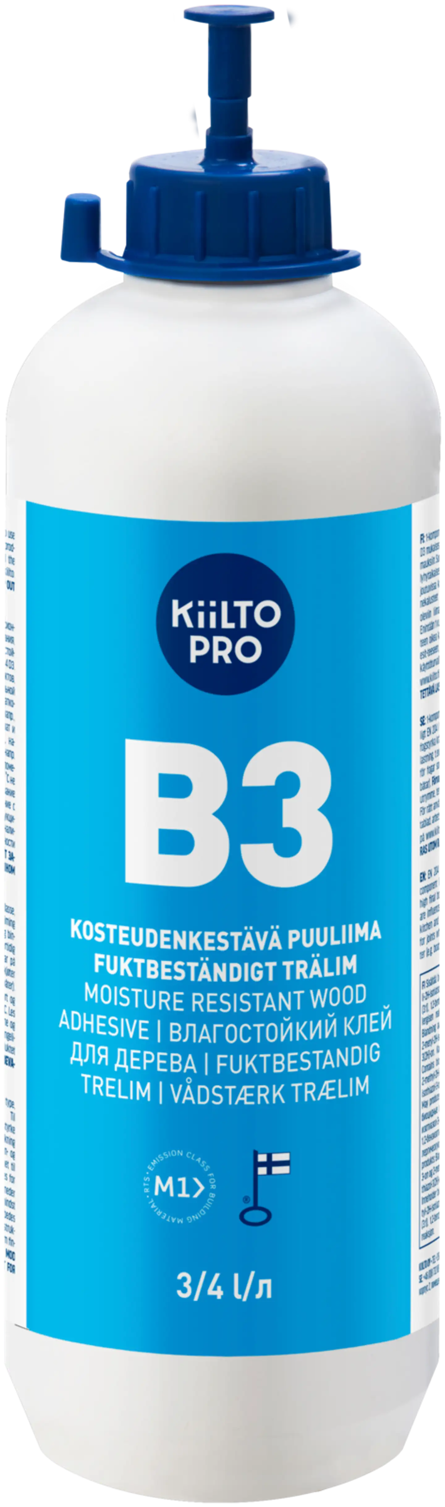 Kiilto Pro kosteudenkestävä puuliima B3 750 ml