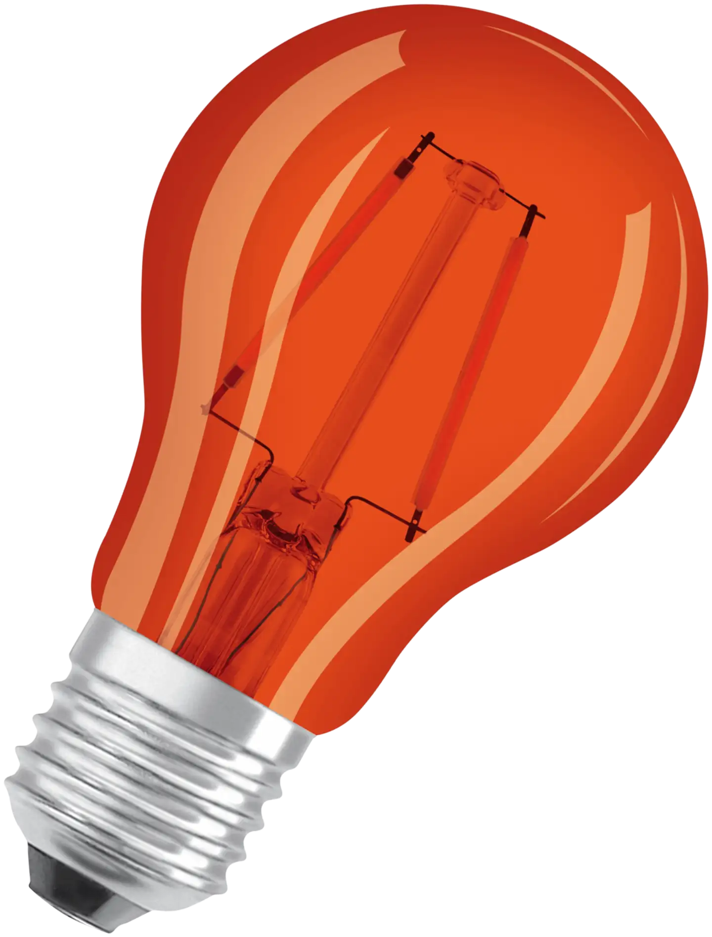 OSRAM LED-värilamppu Star Decor 2,5W oranssi 160lm E27 lasi - 1