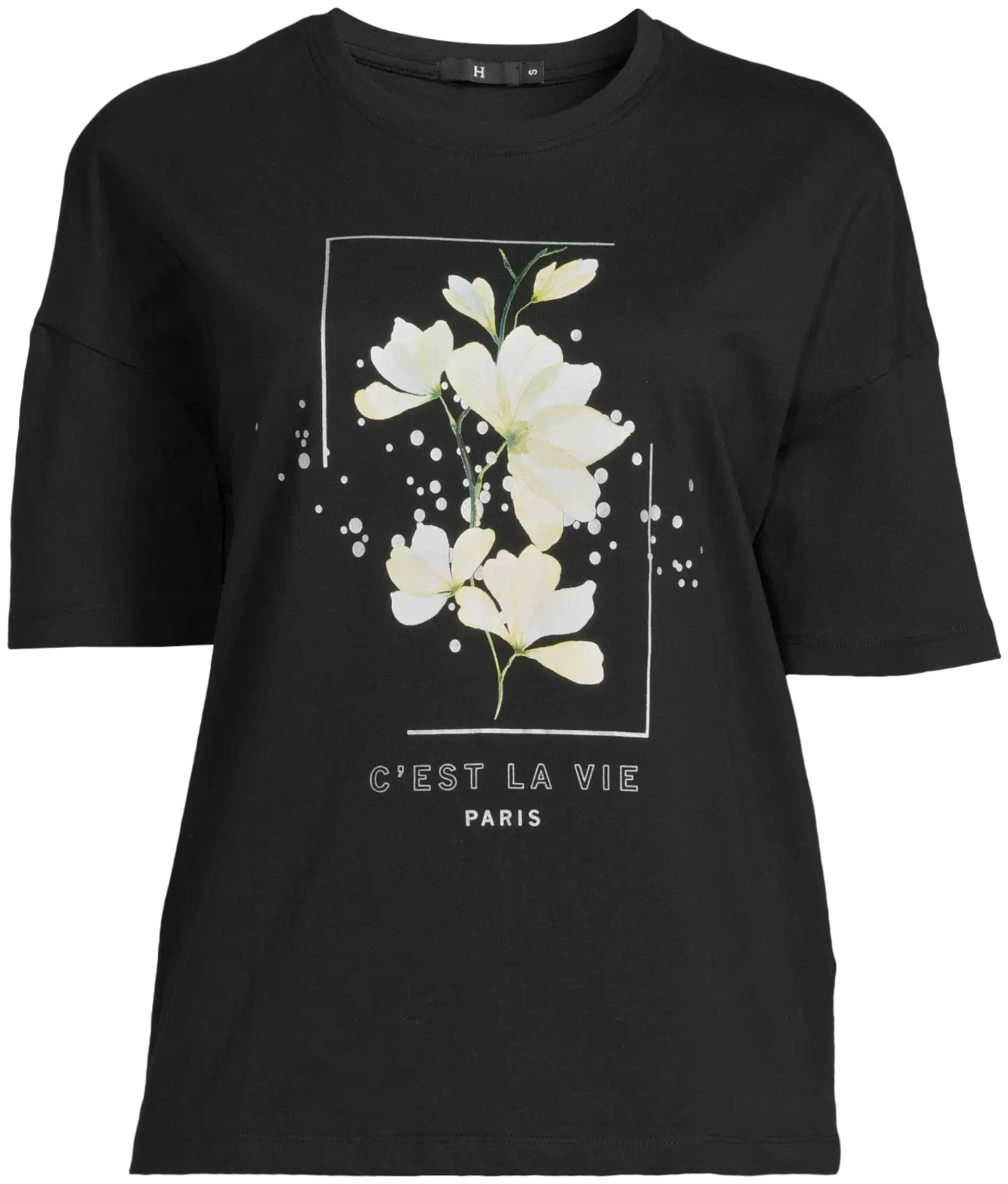 House naisten t-paita 213H261405 - BLACK - 2