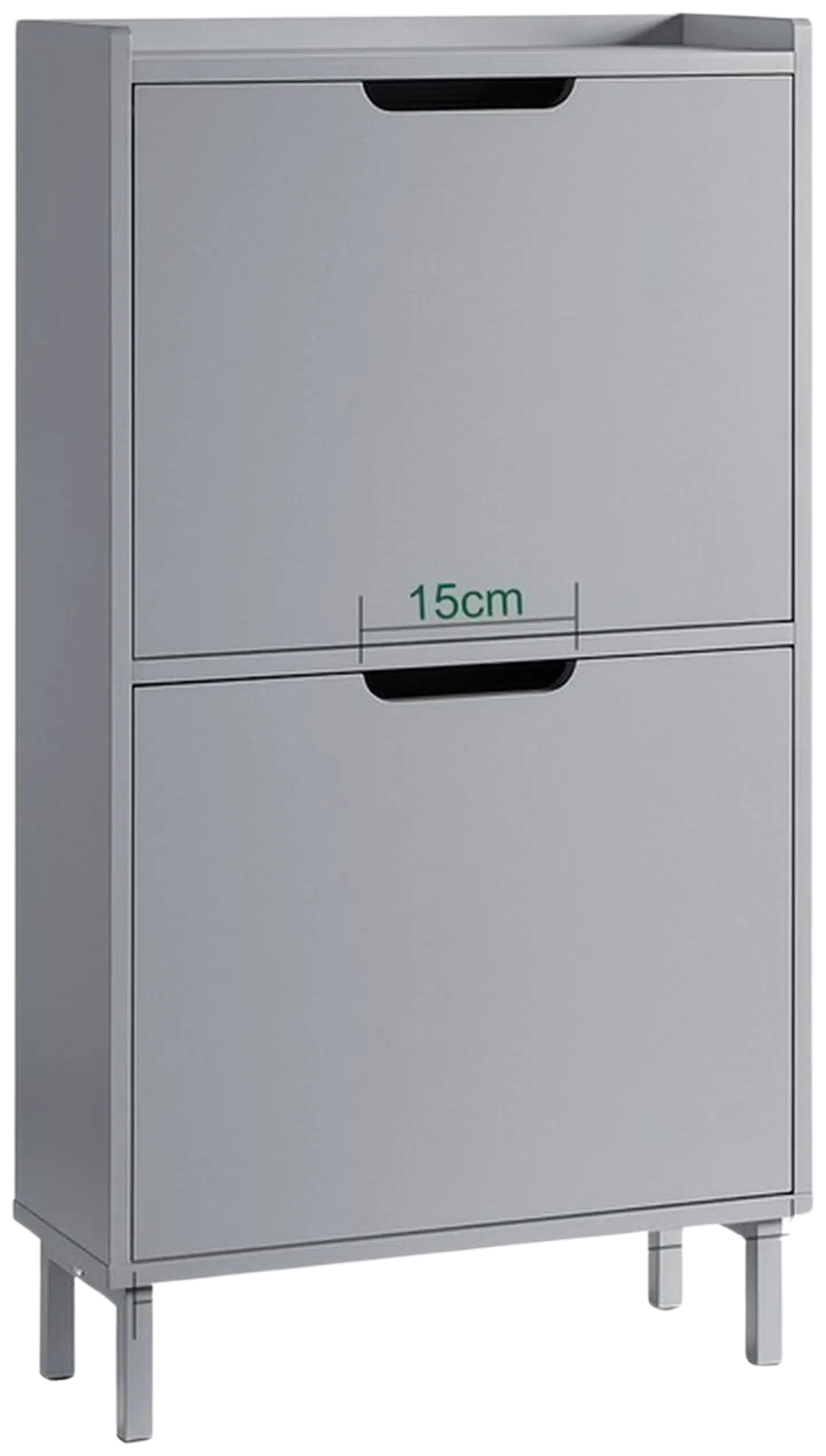 SoBuy kenkäkaappi vaaleanharmaa FSR151-HG - 2