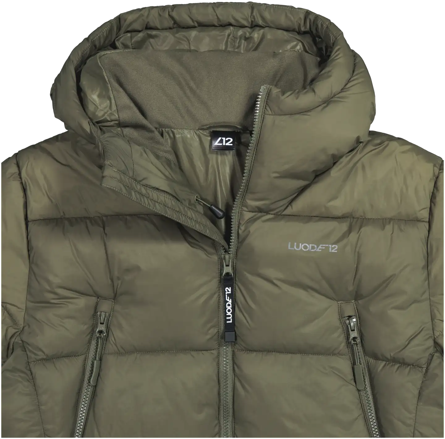 Luode12 miesten talviparkatakki 204L382587 - Olive Night - 4