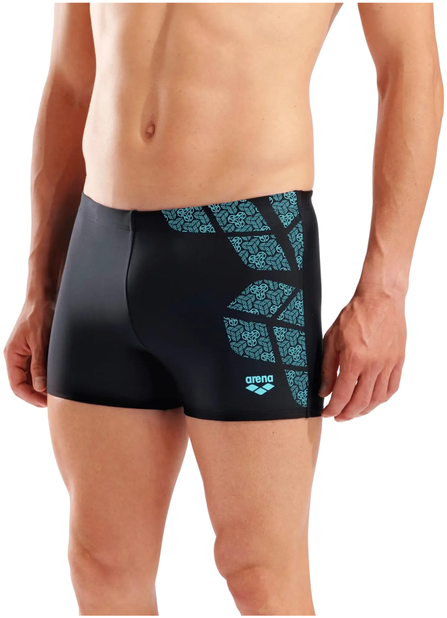 Arena Miesten Kikko uimaboxerit - Black-Water - 4