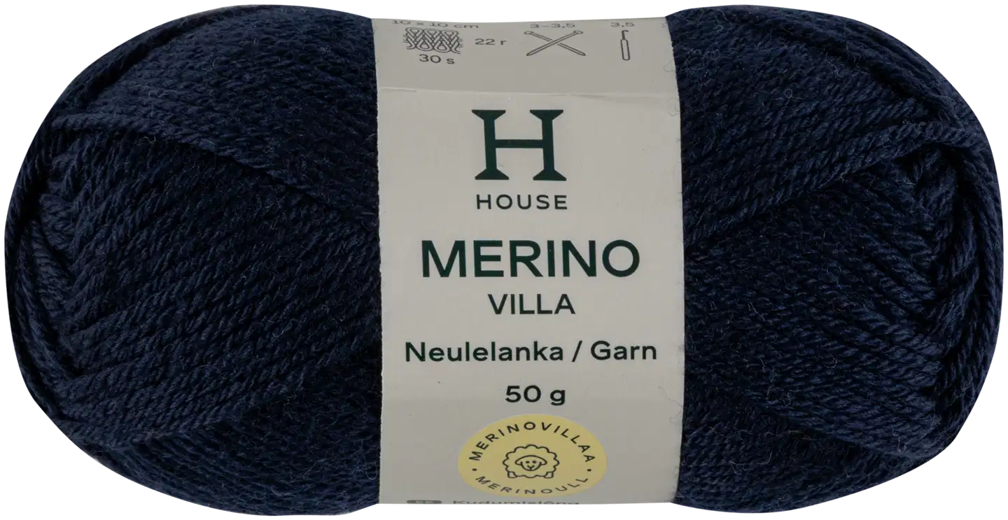 House lanka merinovilla 50g CNE-1833 navy blue