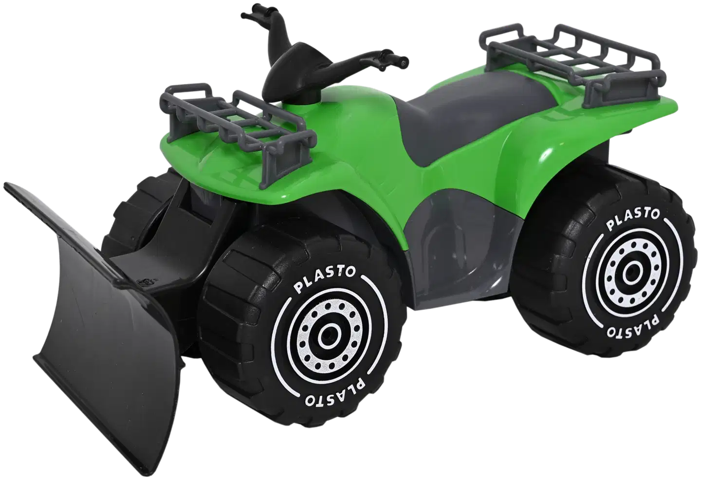 Plasto mönkijä auralla, 30 cm, vihreä