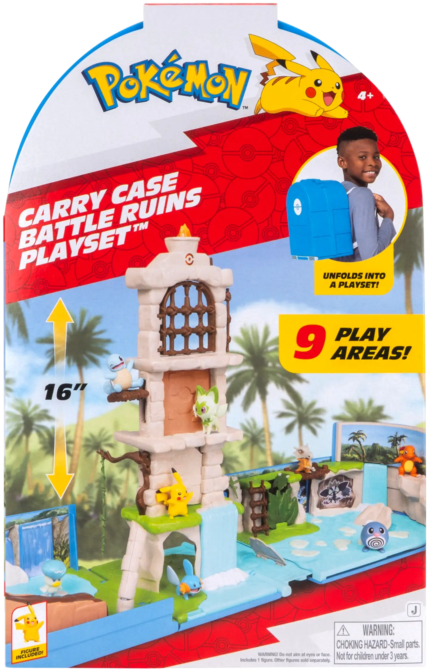 Pokemon Carry Case Battle Ruins Playset - 1