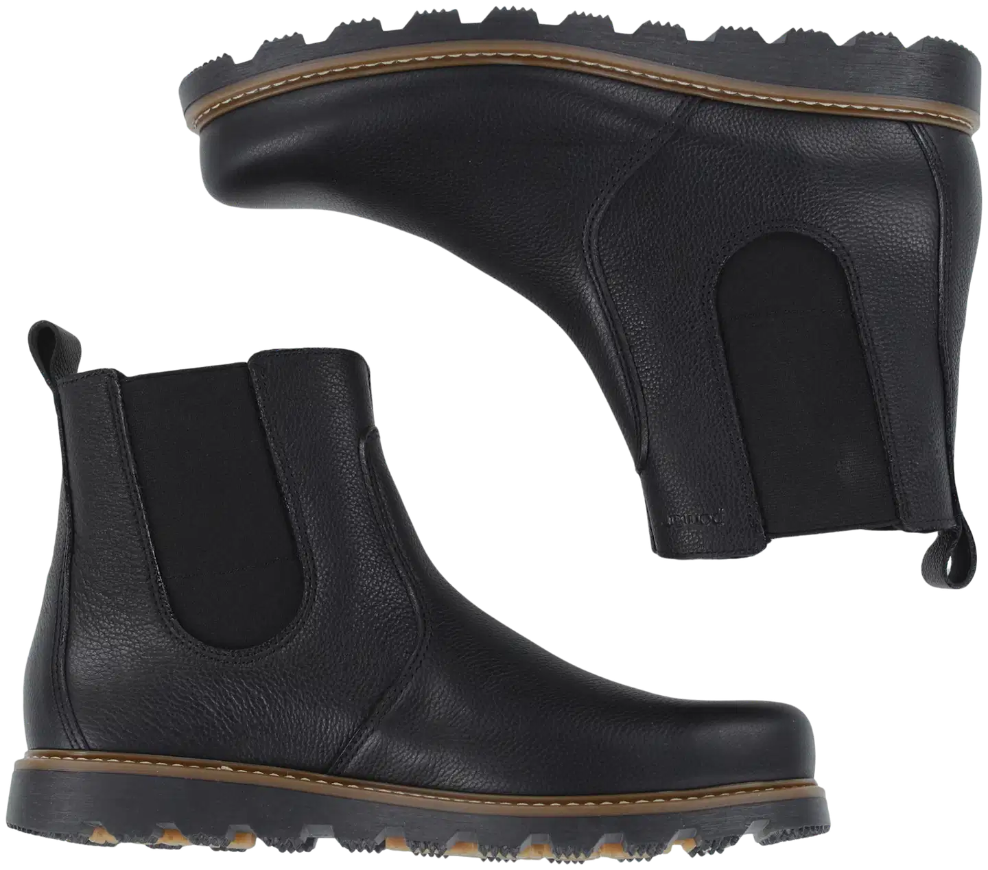 Pomar miesten talvinilkkuri Raja 48258-100 - Black Vivian/Tan sole - 3