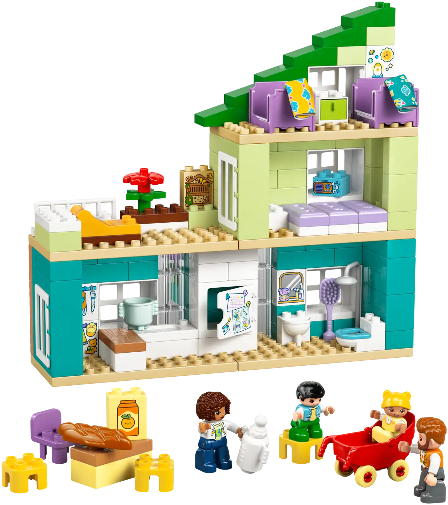 LEGO® DUPLO Town 10470 Nykyaikainen omakotitalo ja hahmot 3in1 - 2