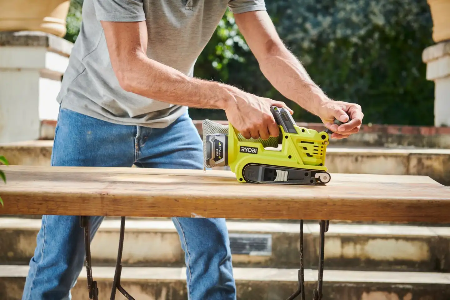 Ryobi 18V nauhahiomakone R18BS-0 - 4