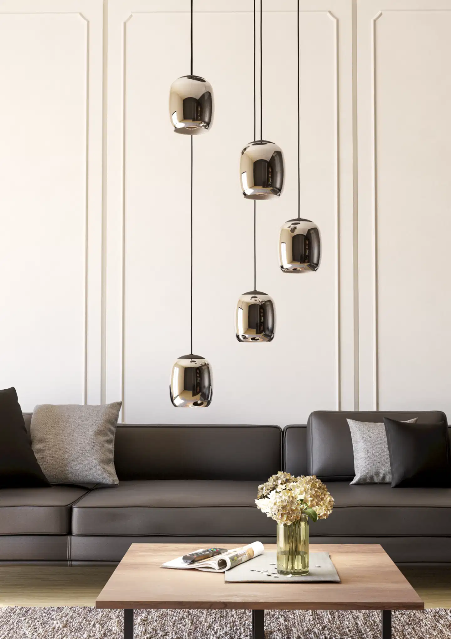 EGLO riippuvalaisin 5-os. Ciampino E27 musta - 6