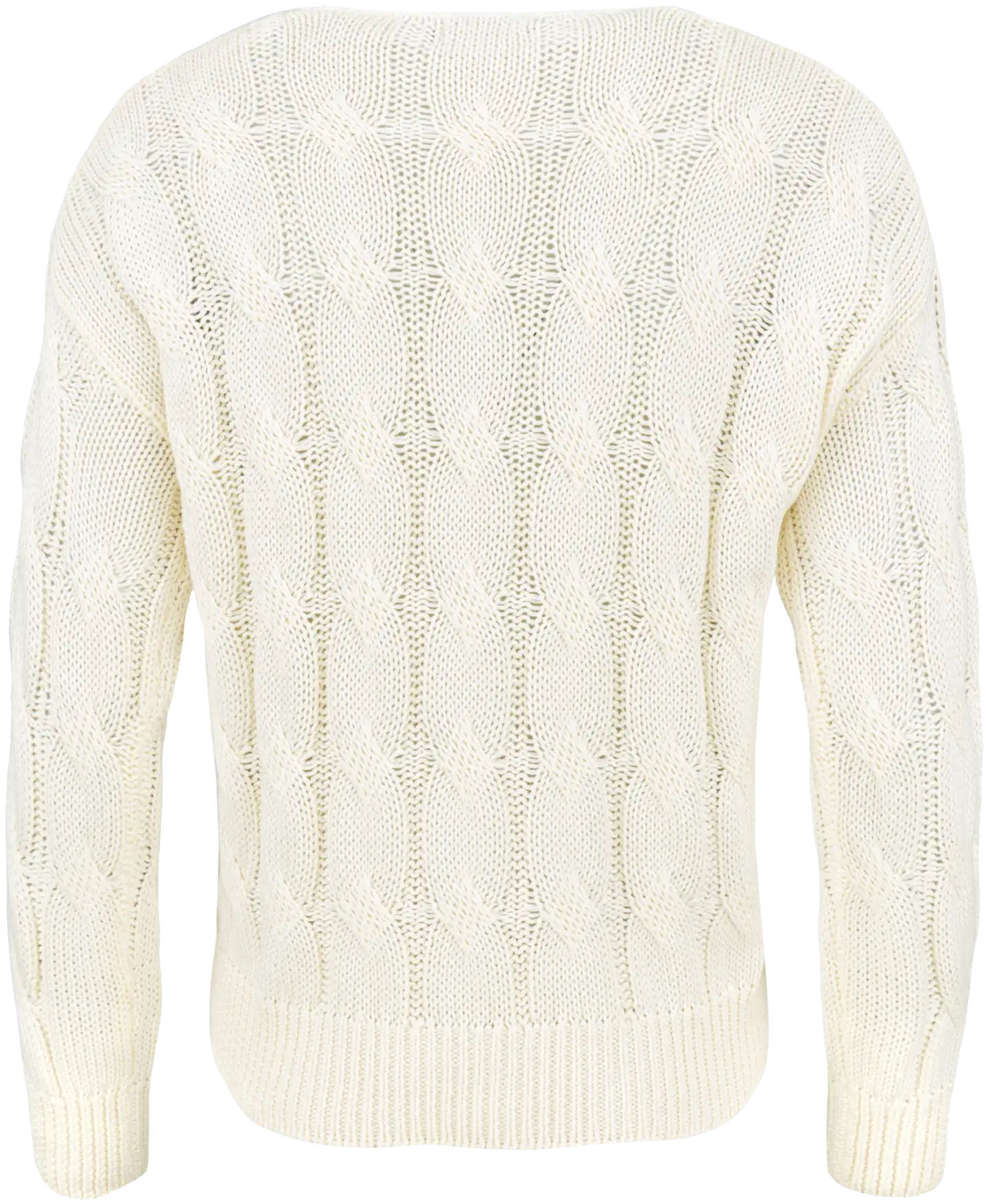 House naisten palmikkoneule 213H502501 - EGRET - 2