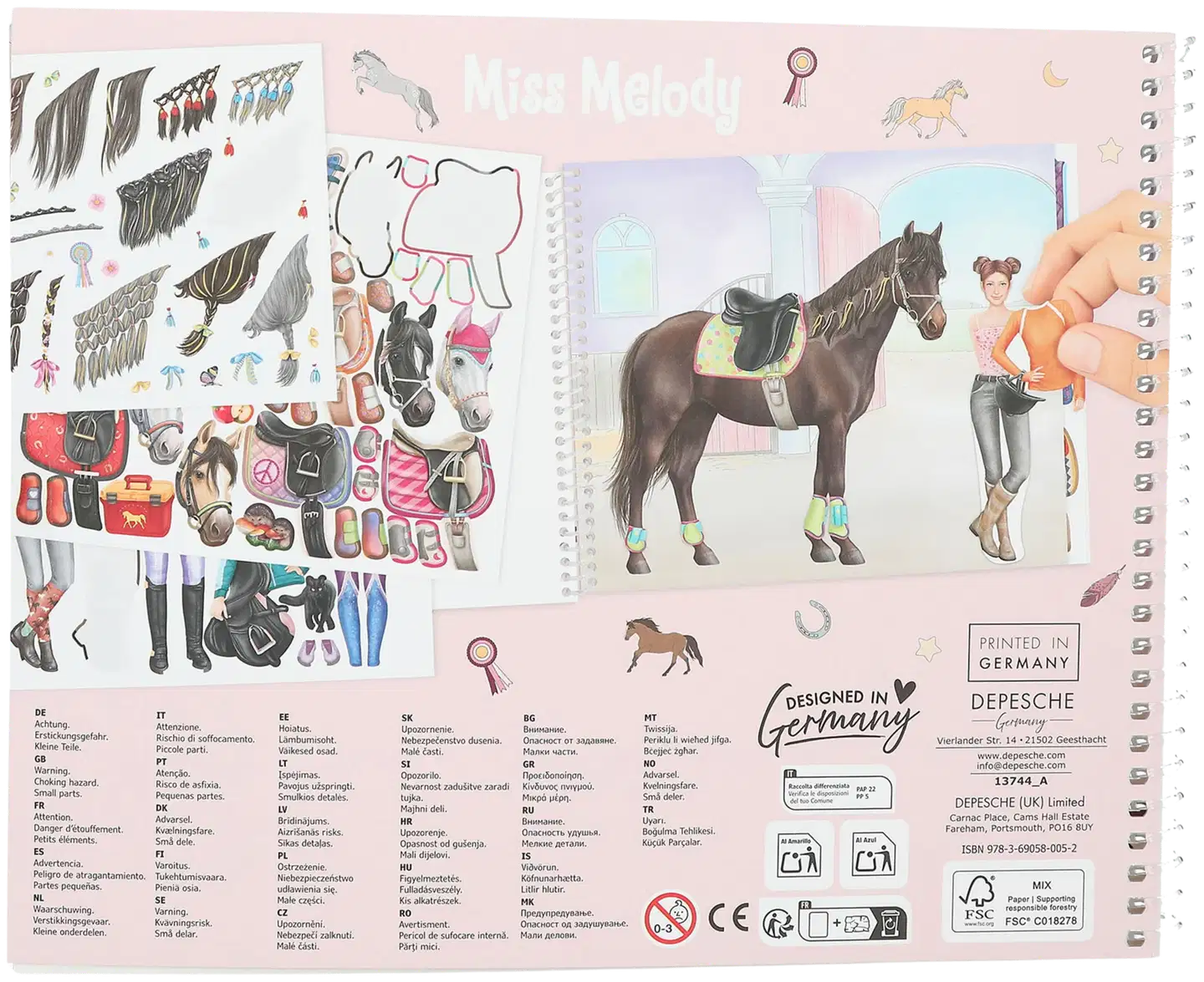 Miss Melody tarrakirja iso Dress Me Up - 3