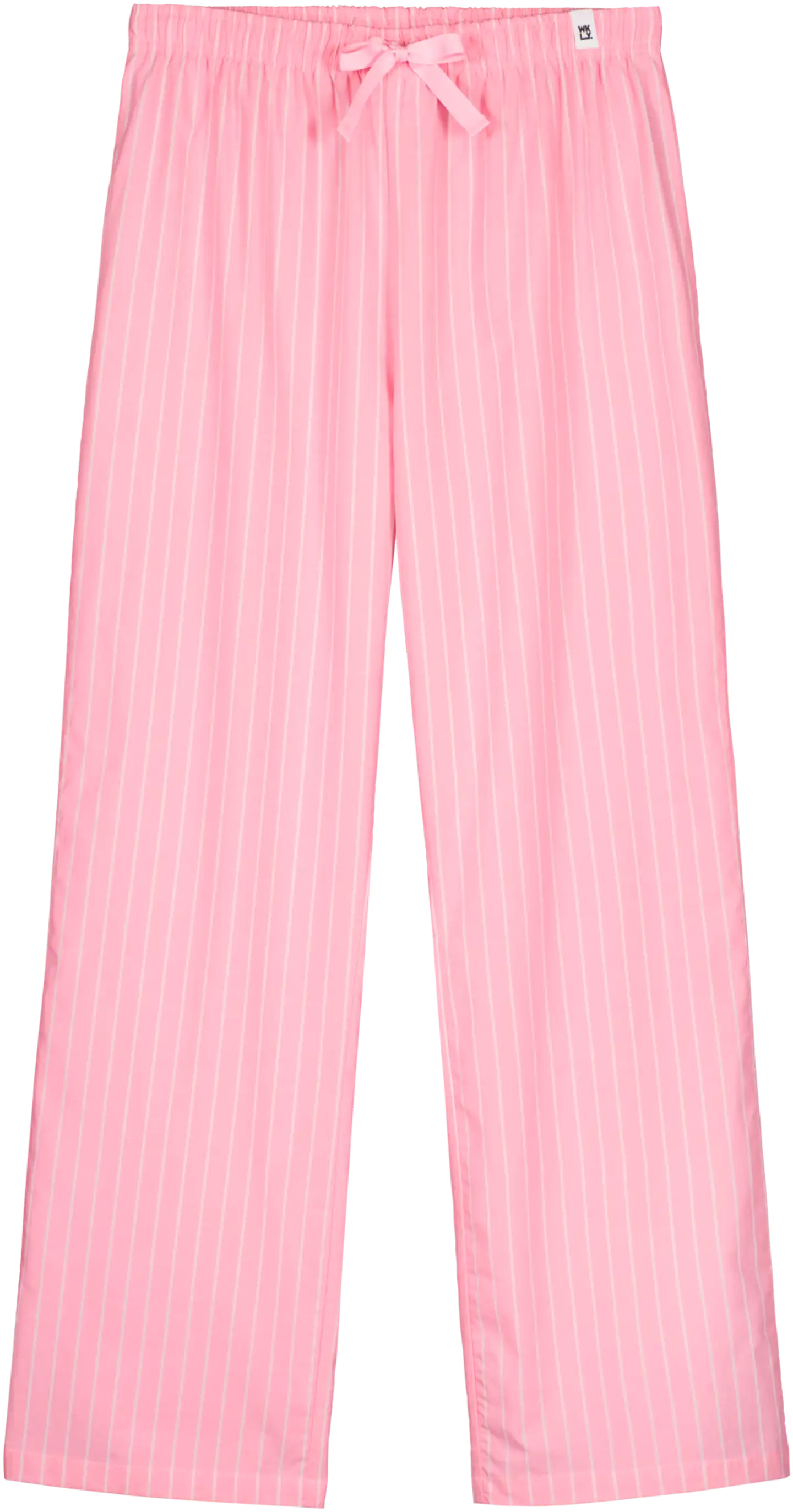 WKLY. naisten pyjamahousut 212W042633 - pink stripe - 1