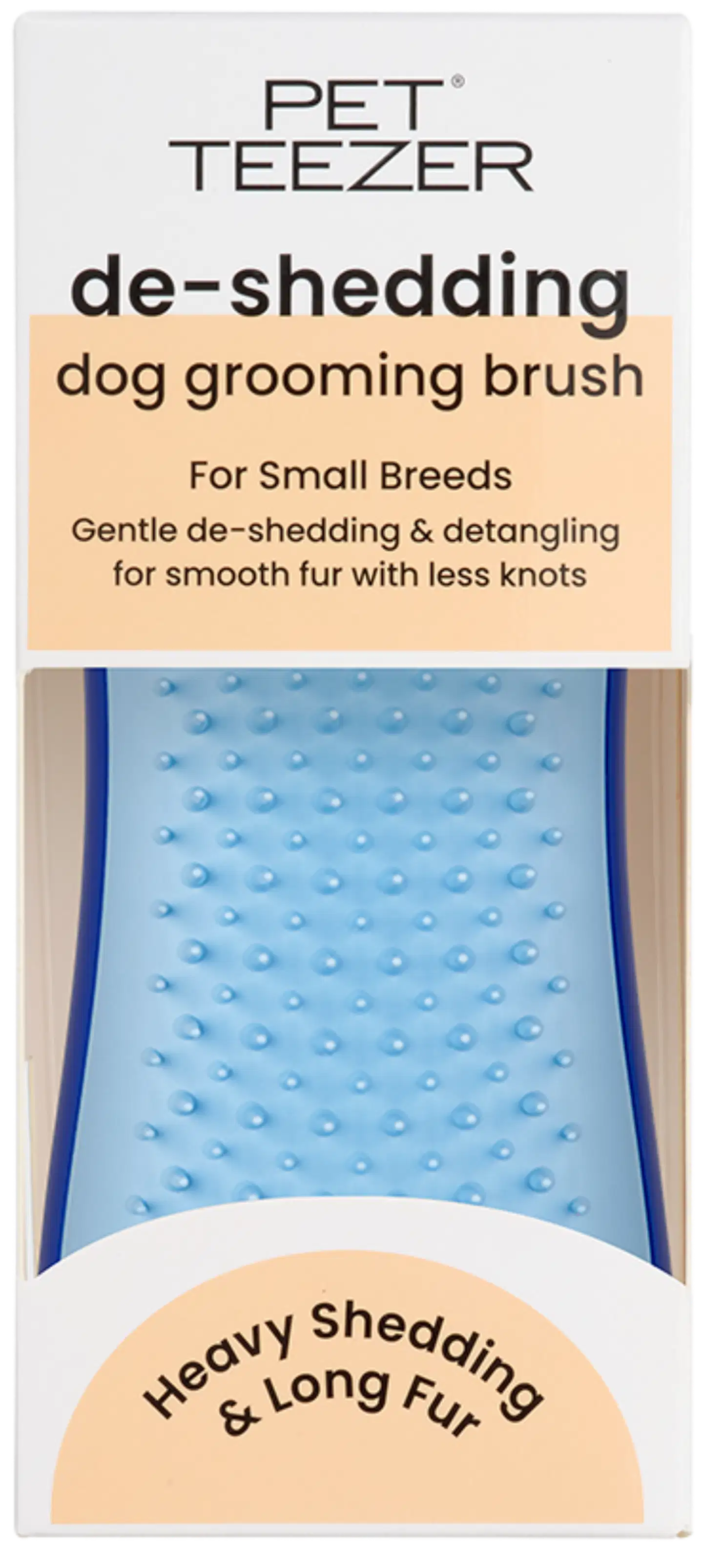 Pet Teezer De-shedding Brush Small Sky Blue - 3
