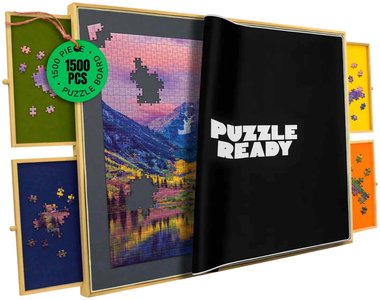 Puzzle Ready - Palapelilauta, 1500 palan palapelille - 1