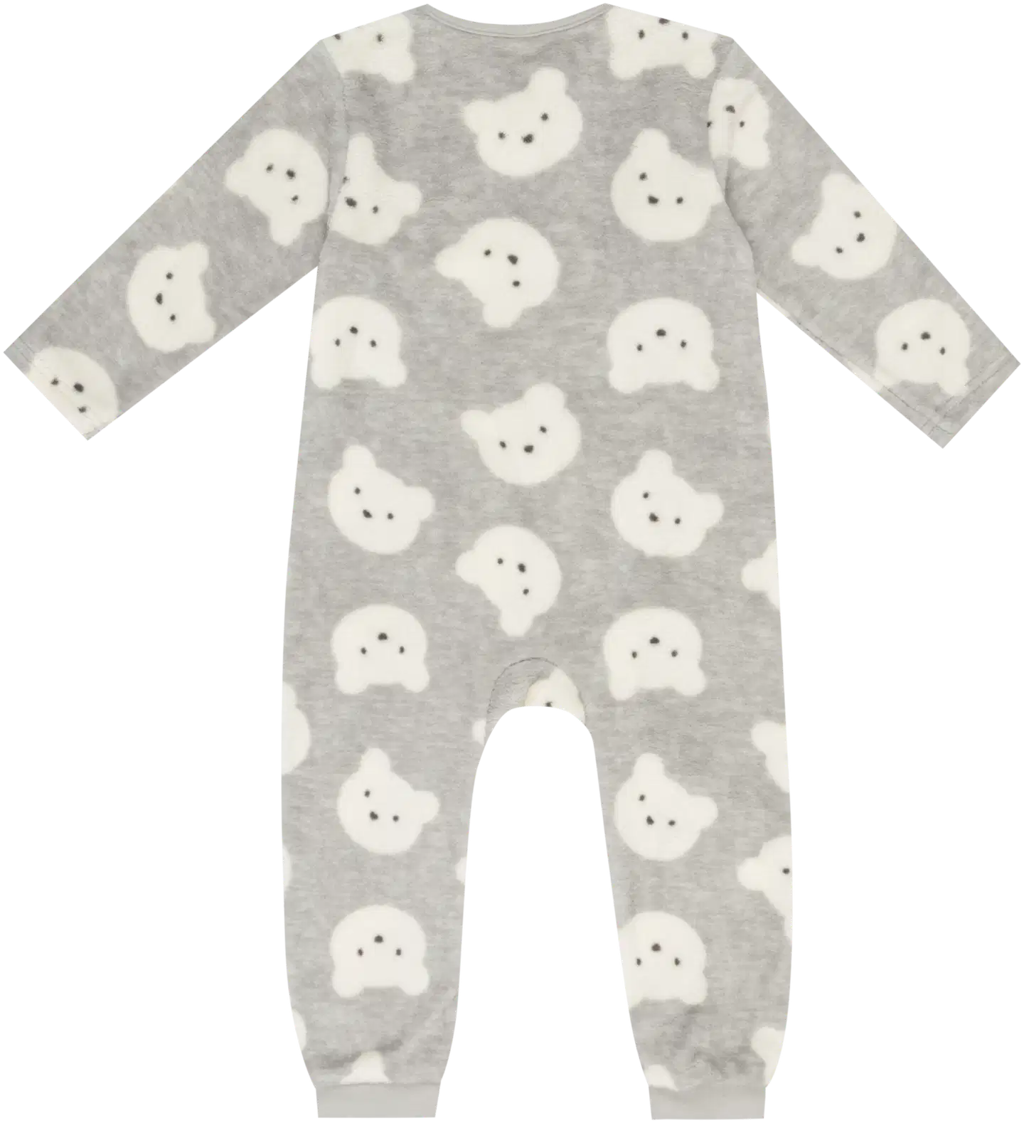 TEX BASIC vauvojen fleecehaalari Nalle I286558 - GREY CHINE LIGHT - 2