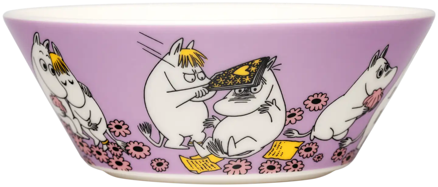 Moomin Arabia Muumi kulho 15cm Sydänkäpyset