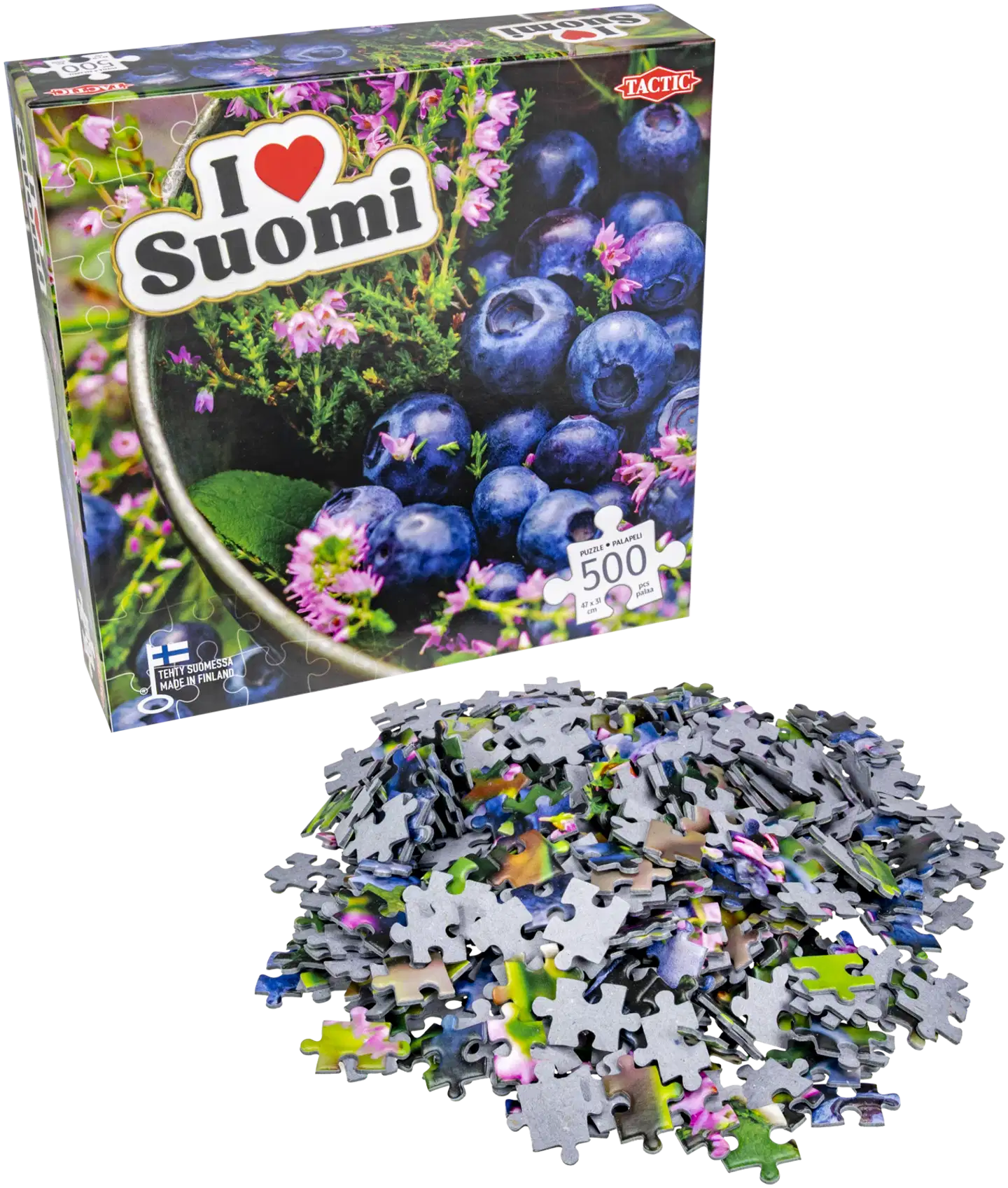Tactic Palapeli I love Suomi Superfood from Finnish Forests 500 palaa - 2