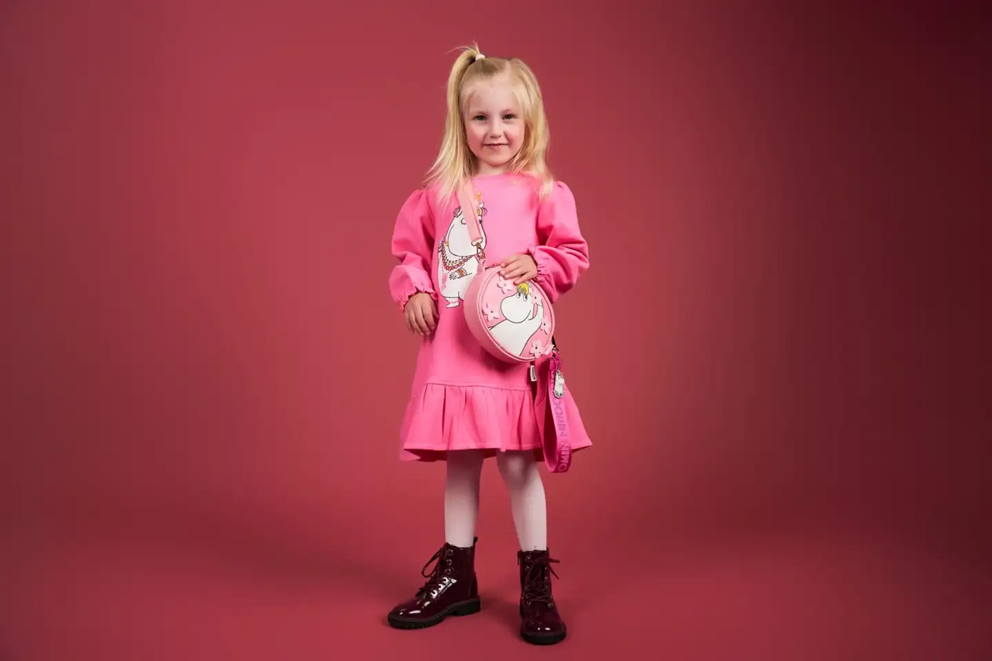 Martinex Muumi lasten mekko Niiskuneiti 588804 - Vaaleanpunainen - 5