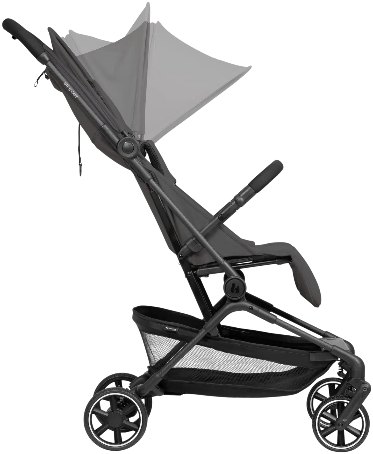 Hauck matkarattaat Lite N Care harmaa - 4