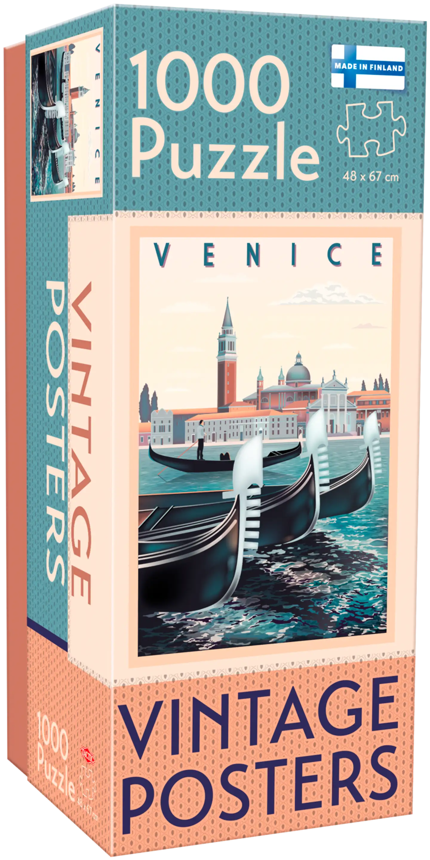 Tactic palapeli Vintage Posters Venice 1000 palaa - 1