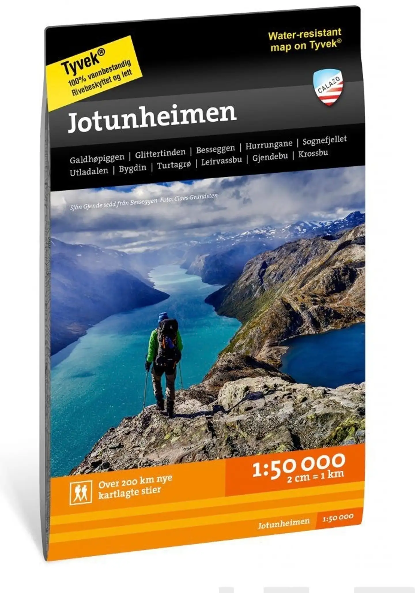 Jotunheimen-retkeilykartta