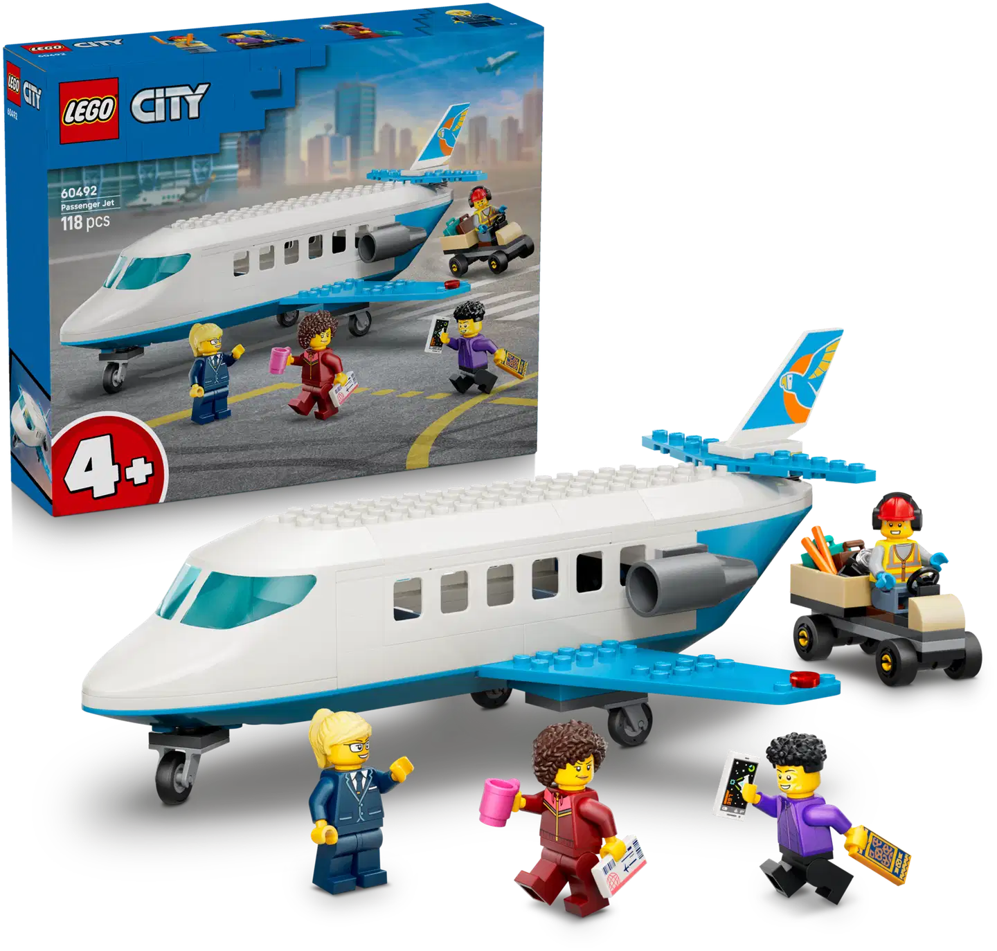 LEGO® City Great Vehicles 60492 Suihkumatkustajakone - 1