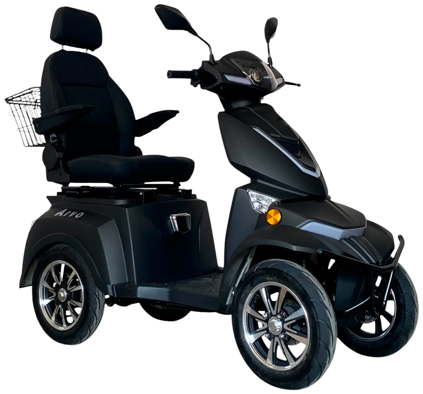 Arvo senioriskootteri P800 musta - 1