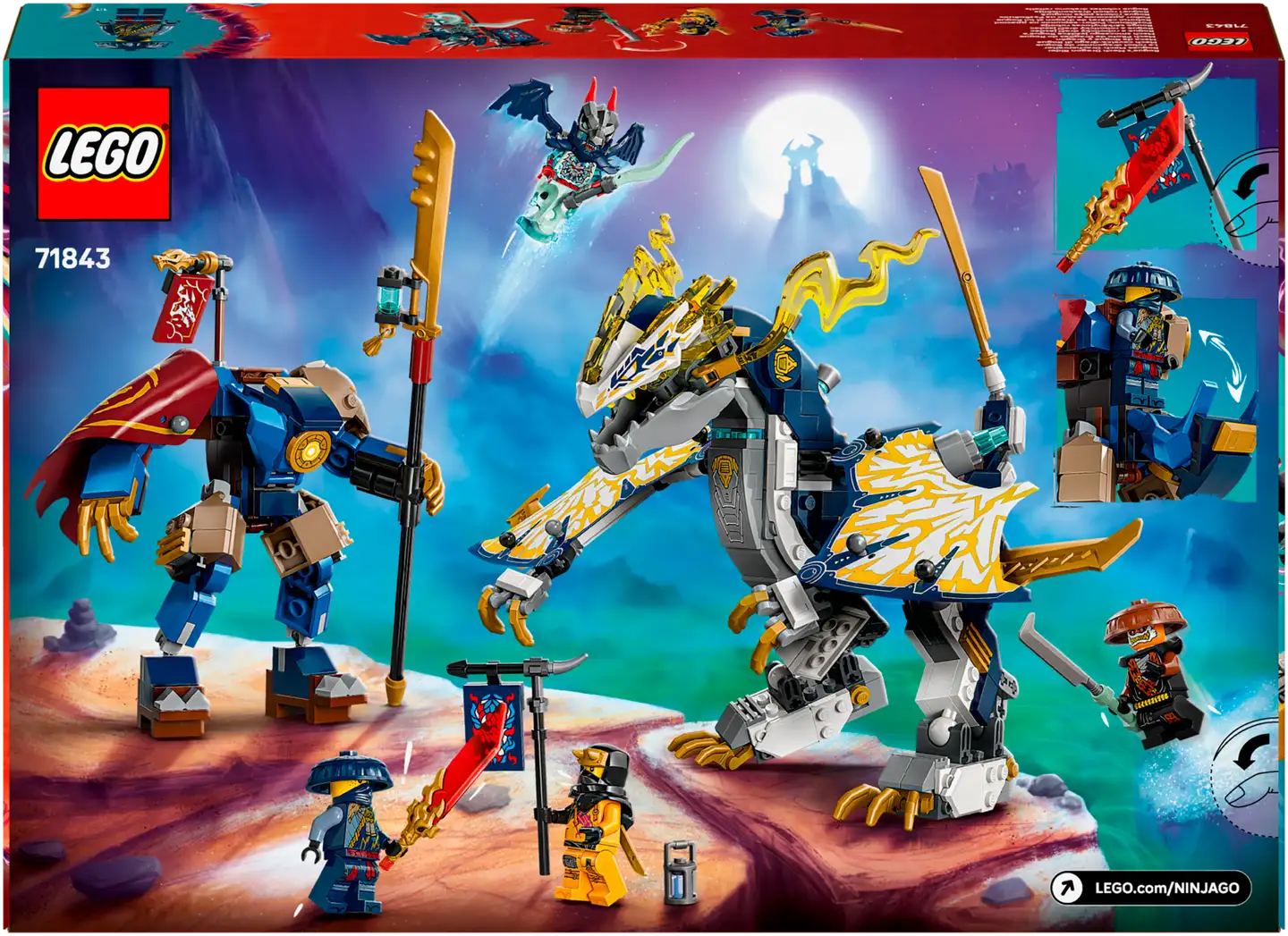 LEGO® Ninjago 71843 Roguen robottilohikäärmeratsu - 3