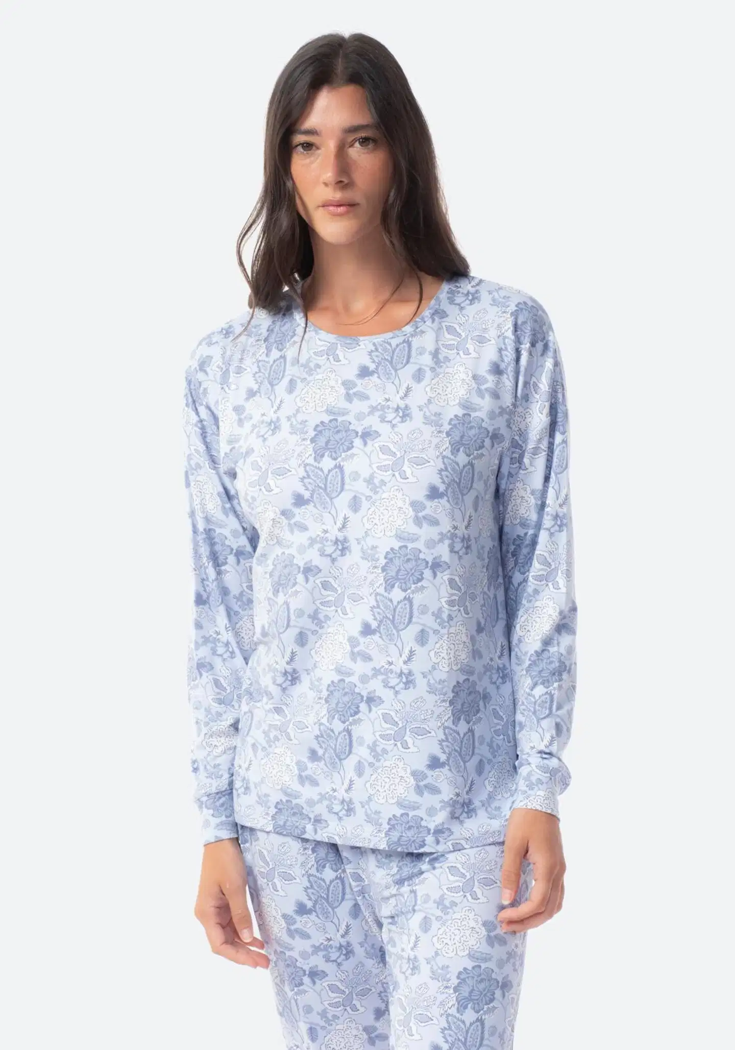 TEX naisten superpehmeä pyjama Sky I291331 - SKY - 2