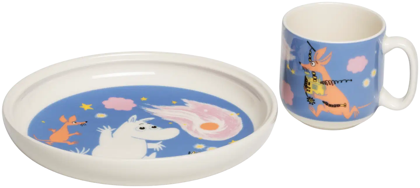 Moomin Arabia Muumi Lasten setti Avaruusseikkailu