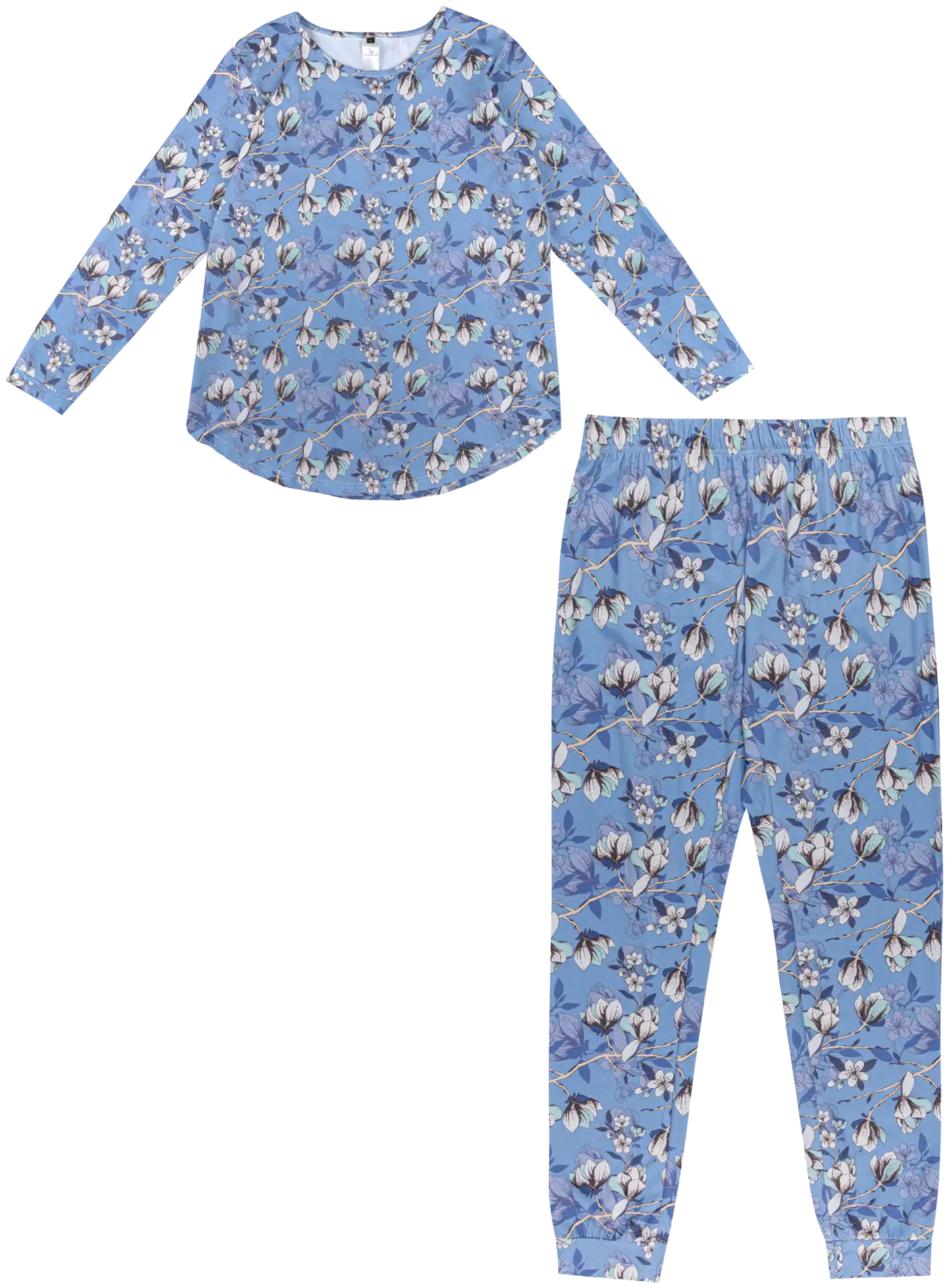 Actuelle naisten pyjama 212A382513 - BLUE AOP - 1