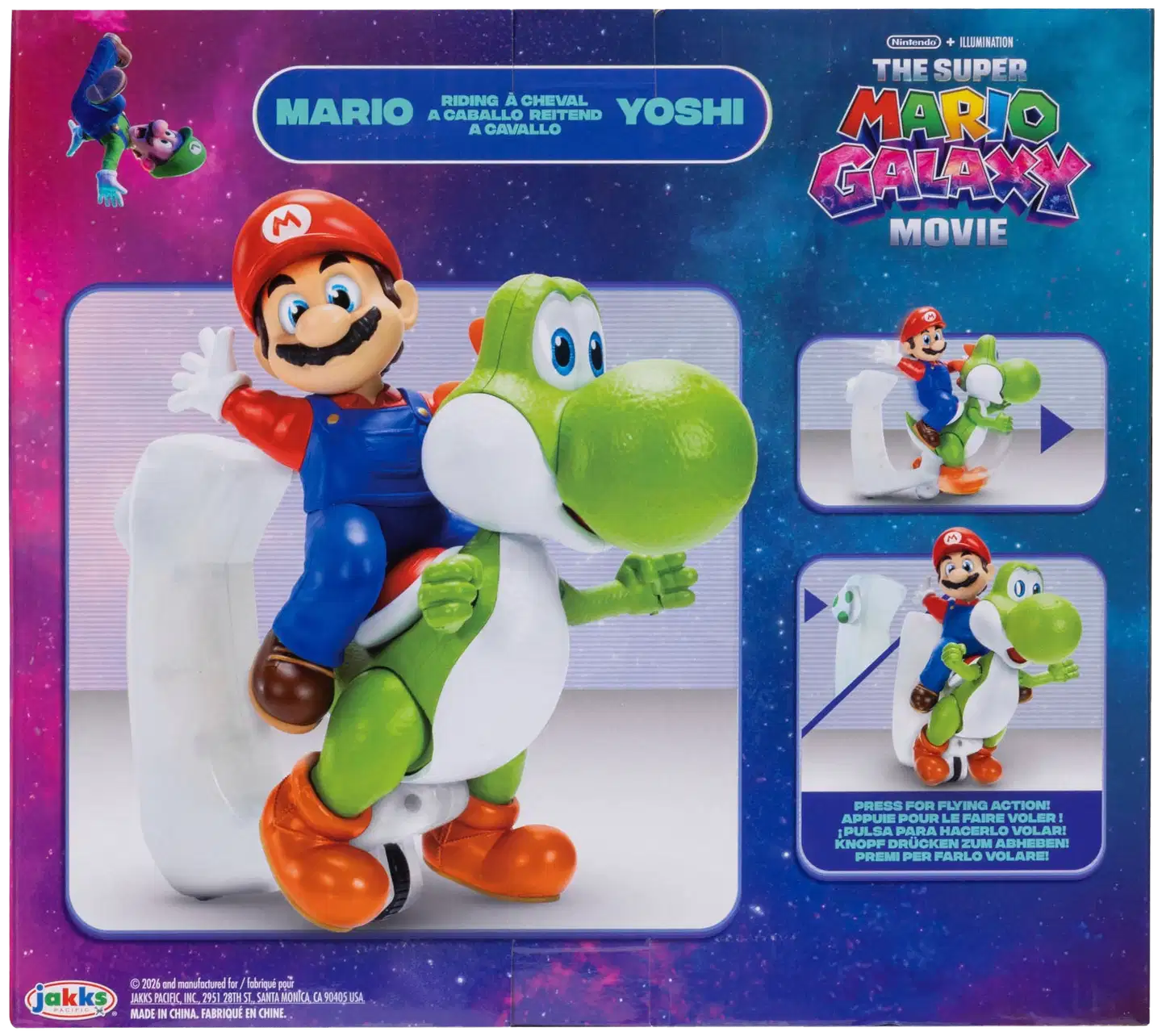 Mario Movie hahmo Mario Riding Feature Yoshi - 9