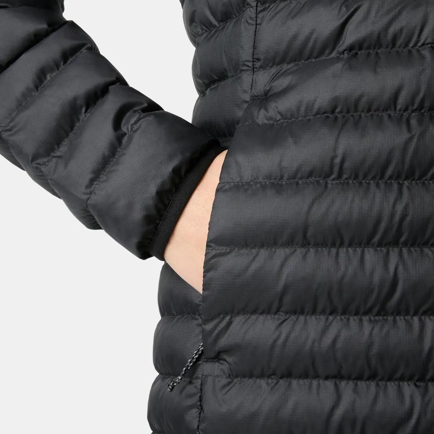 Helly Hansen naisten pitkä kevytvanutakki Sirdal Long Hooded Insulator 63503 - Black - 6