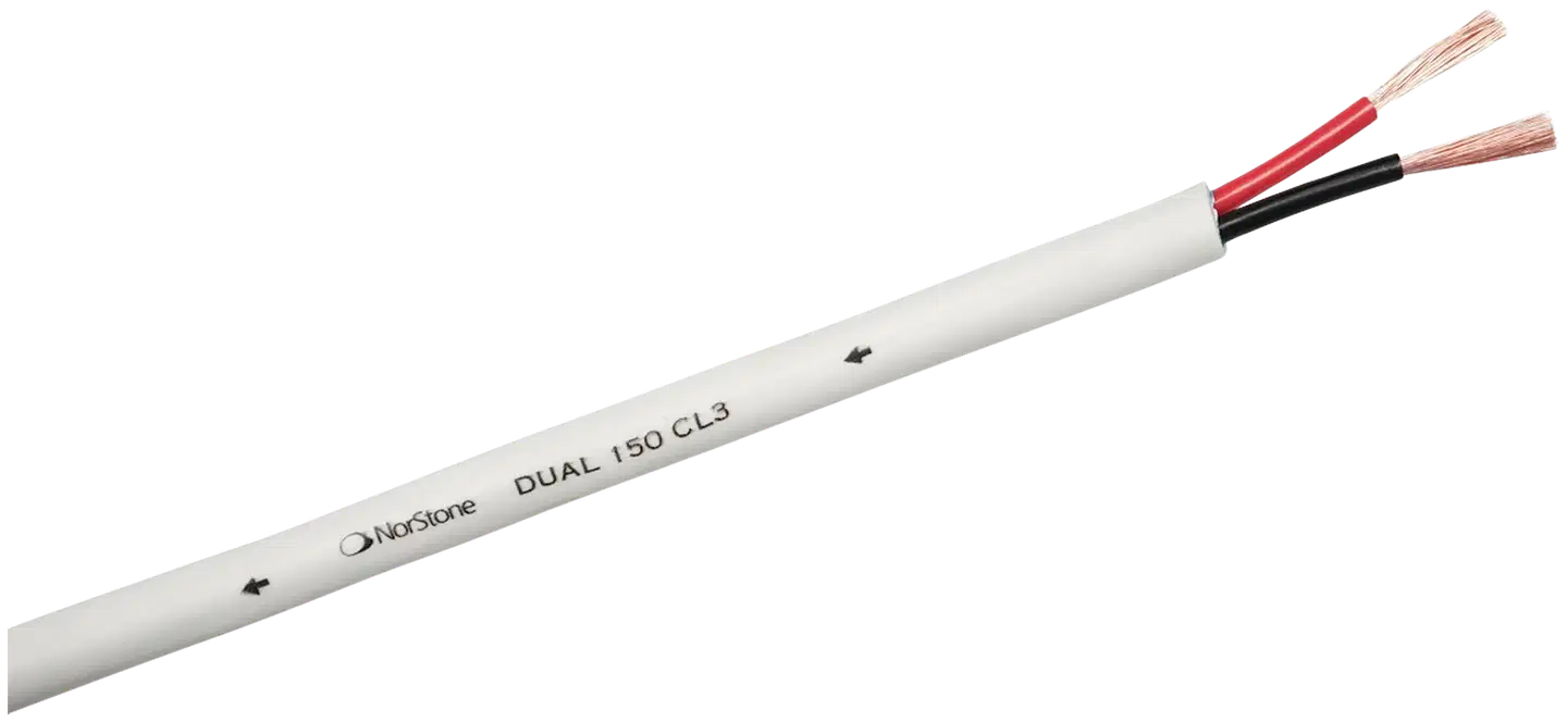 Norstone Dual CL3 -kaiutinkaapeli 1,5 m - 1