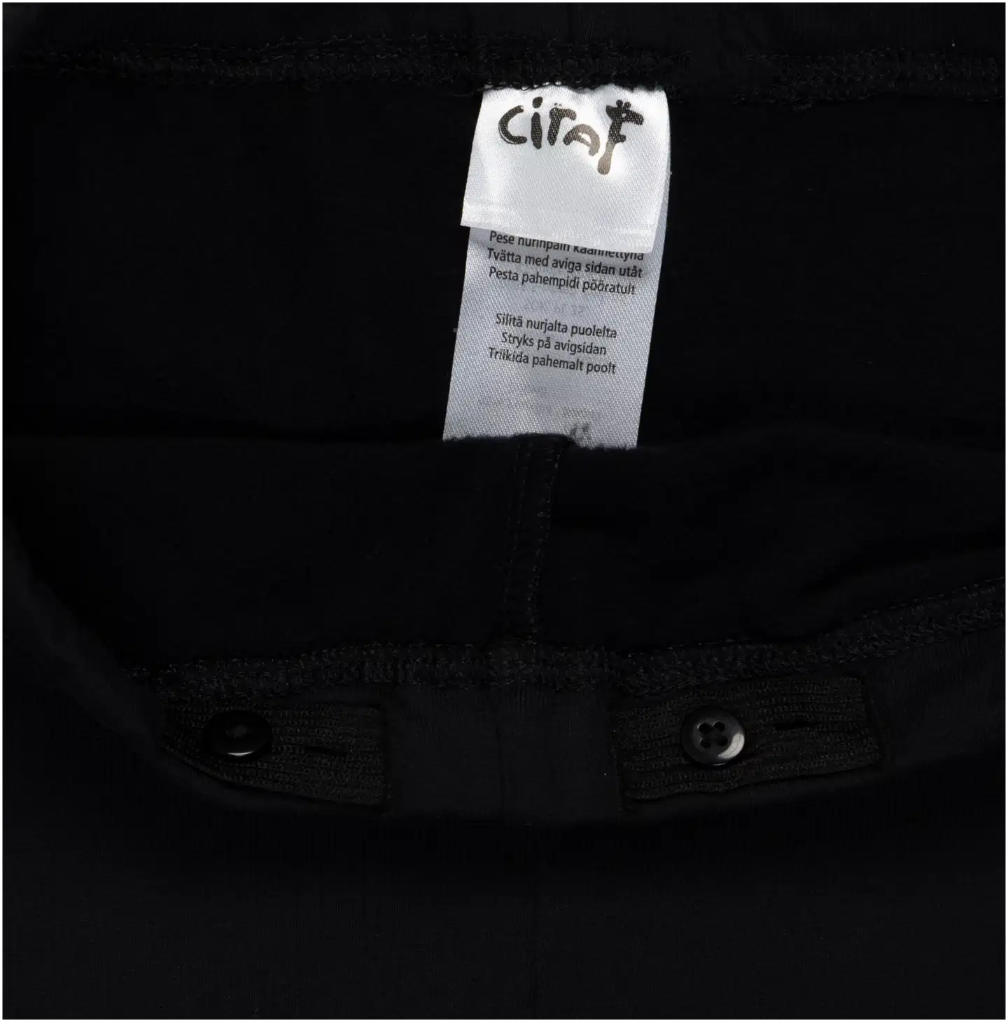 Ciraf lasten thermolegginsit 25TC262830 - Jet Black - 3