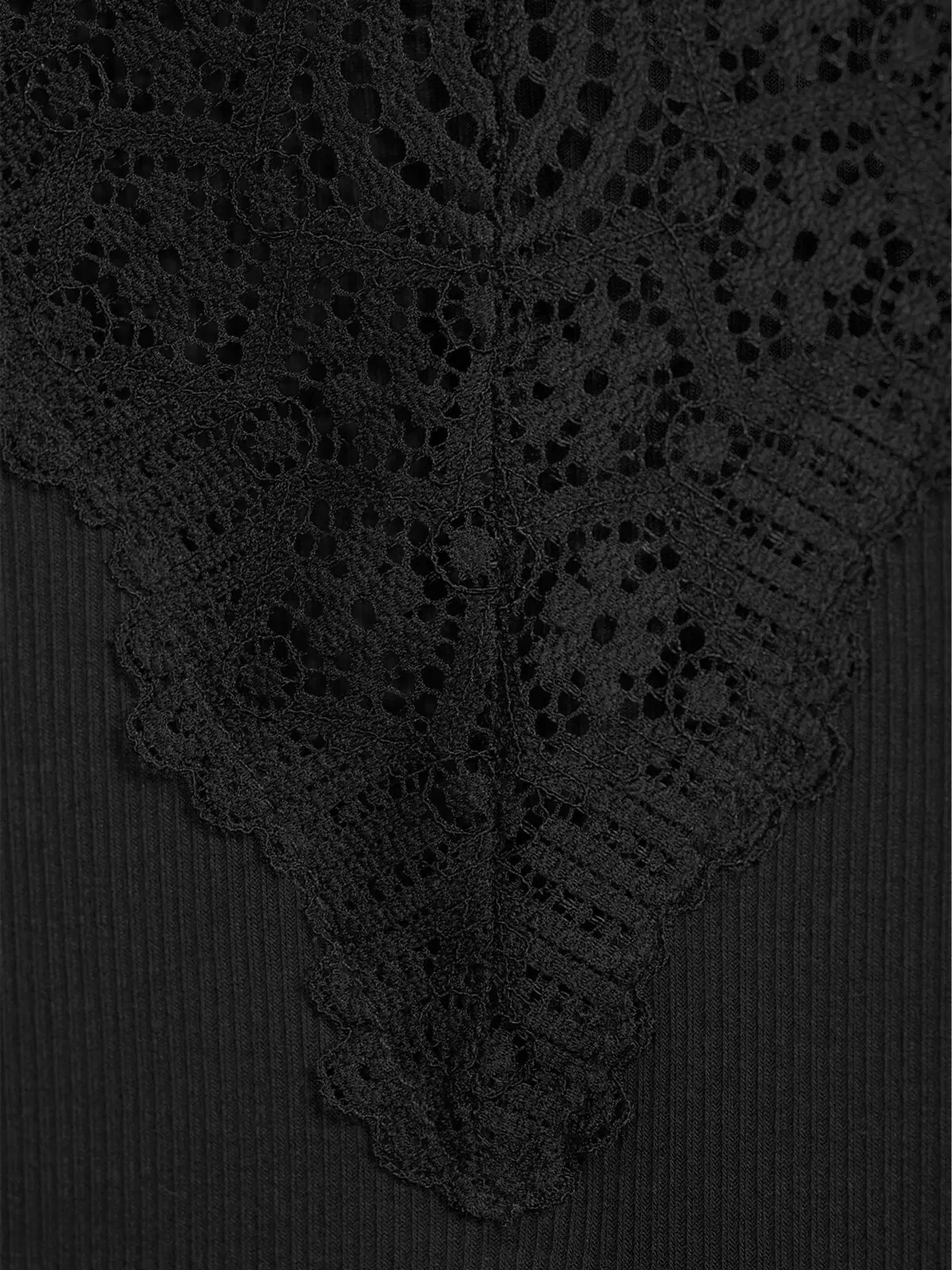 WKLY. naisten pitsisomisteinen trikoopusero 213W362666 - black - 5