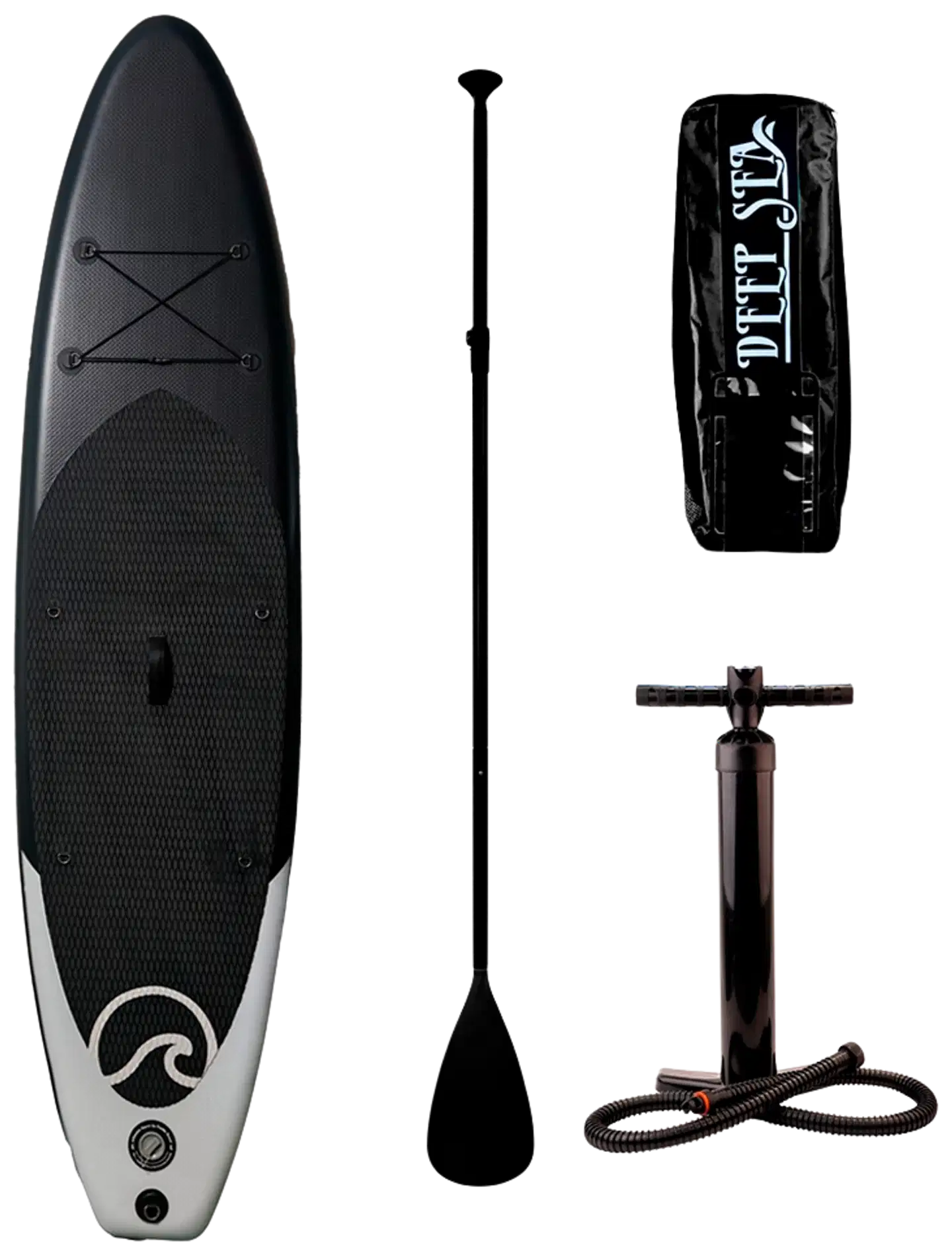 Deep Sea SUP-lautasetti Pro, musta - 1