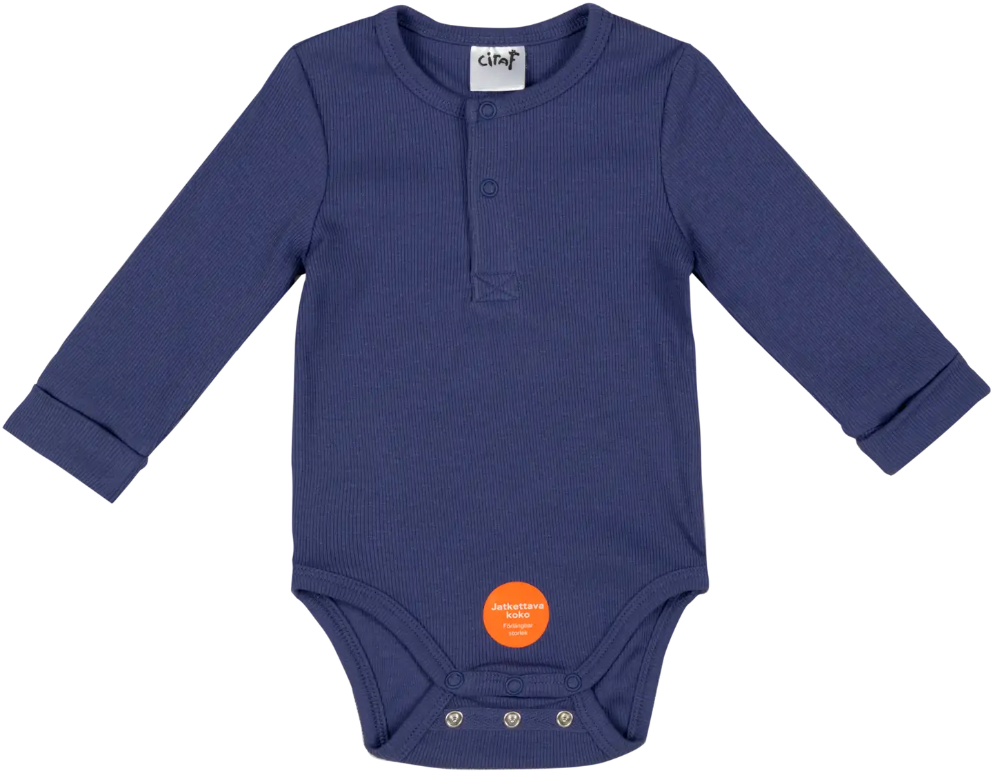 Ciraf vauvojen ribbibody 250B252923 2-pack - Biscuit & Skipper blue - 1