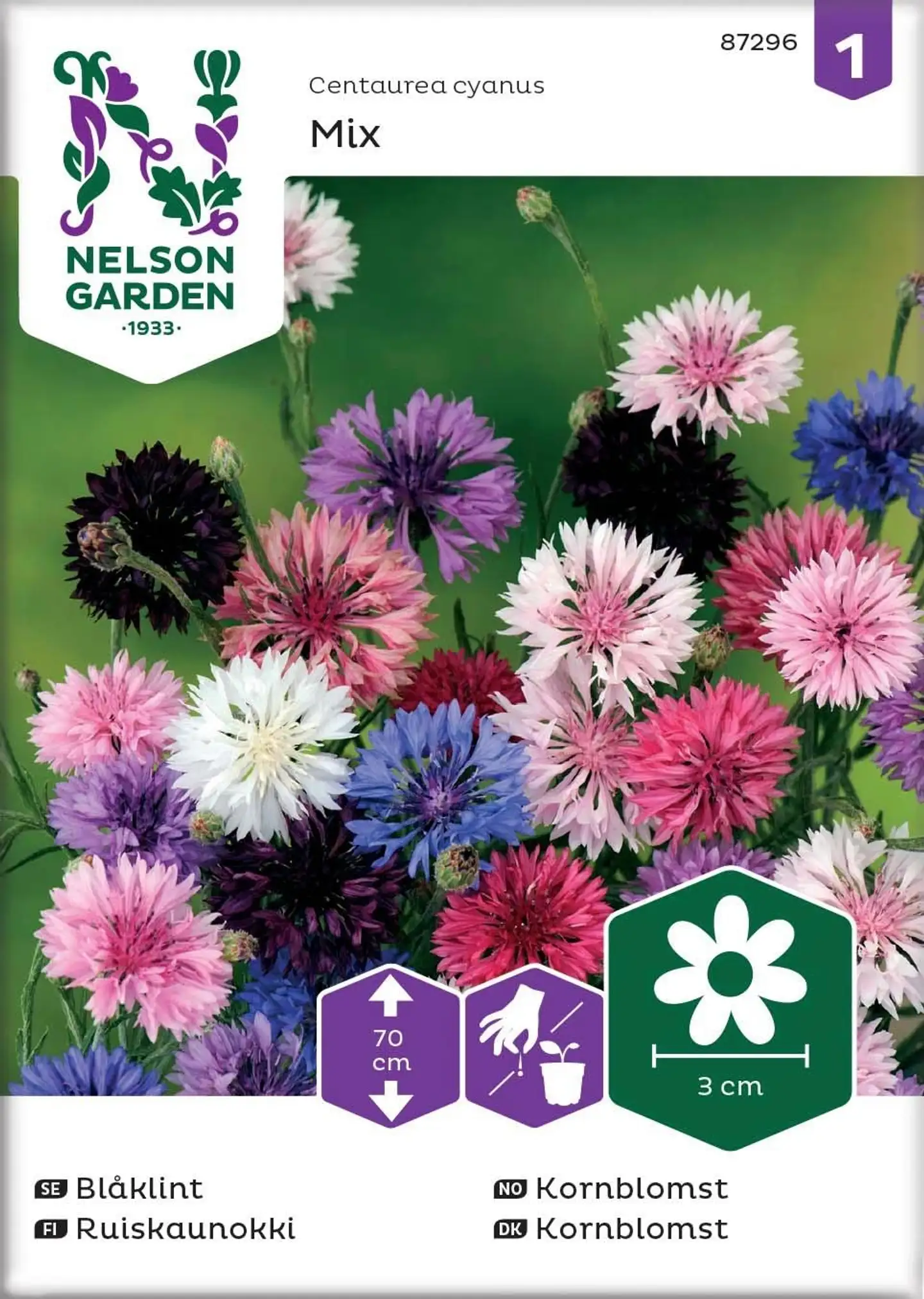 Nelson Garden Siemen Kaunokki, Ruis-, väriseos