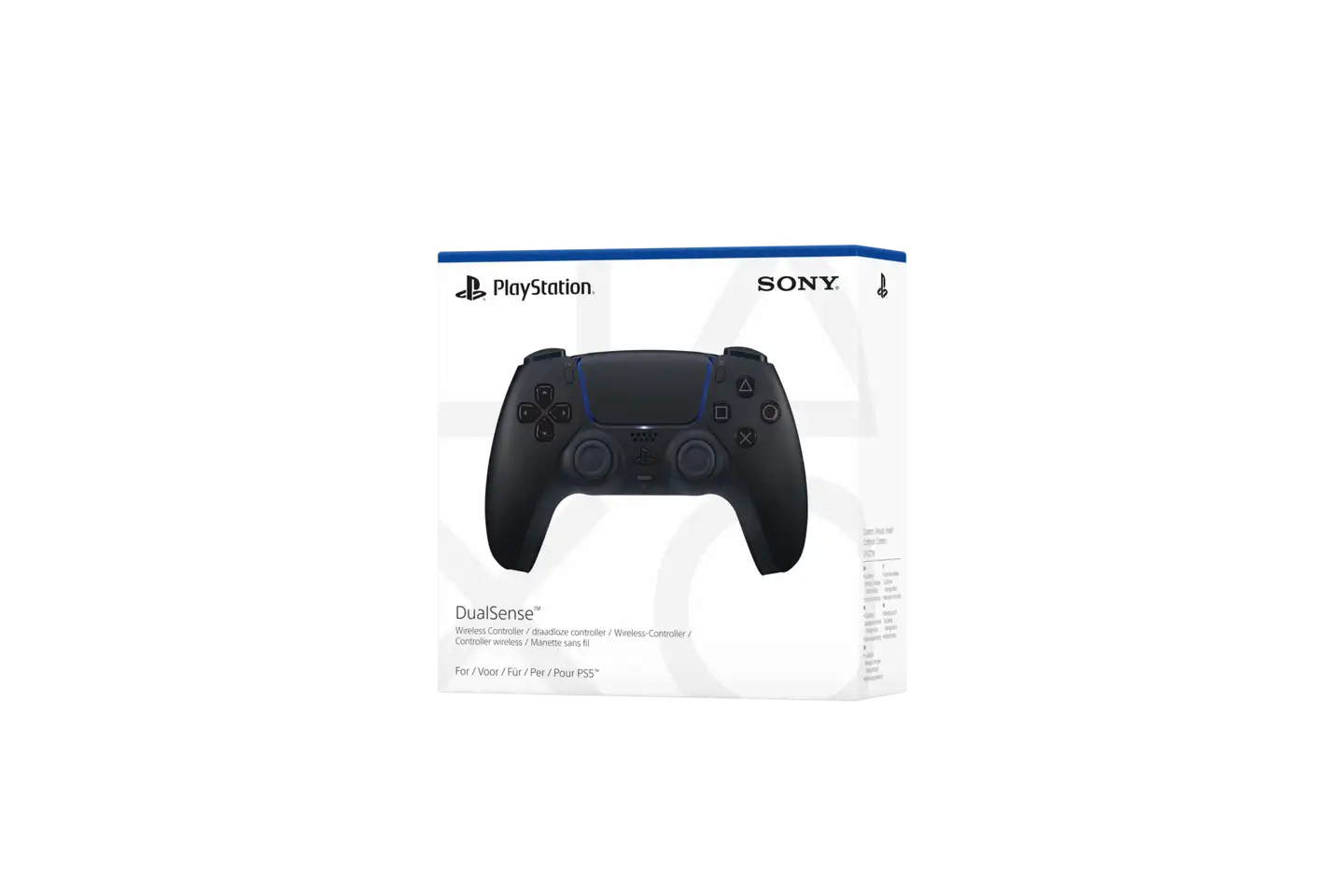 Sony PS5 peliohjain DualSense Midnight Black - 1