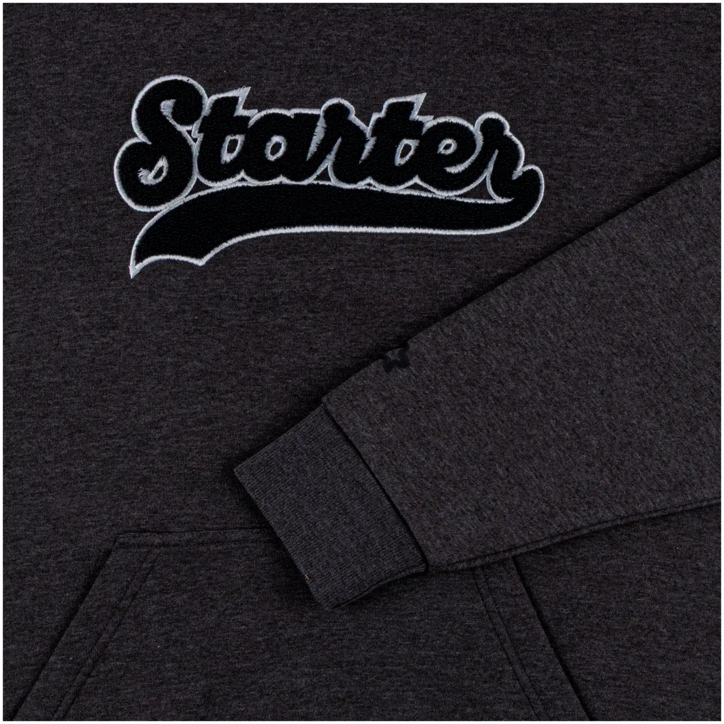 Starter miesten collegehuppari Varsity - CHARCOAL HEATHER - 3