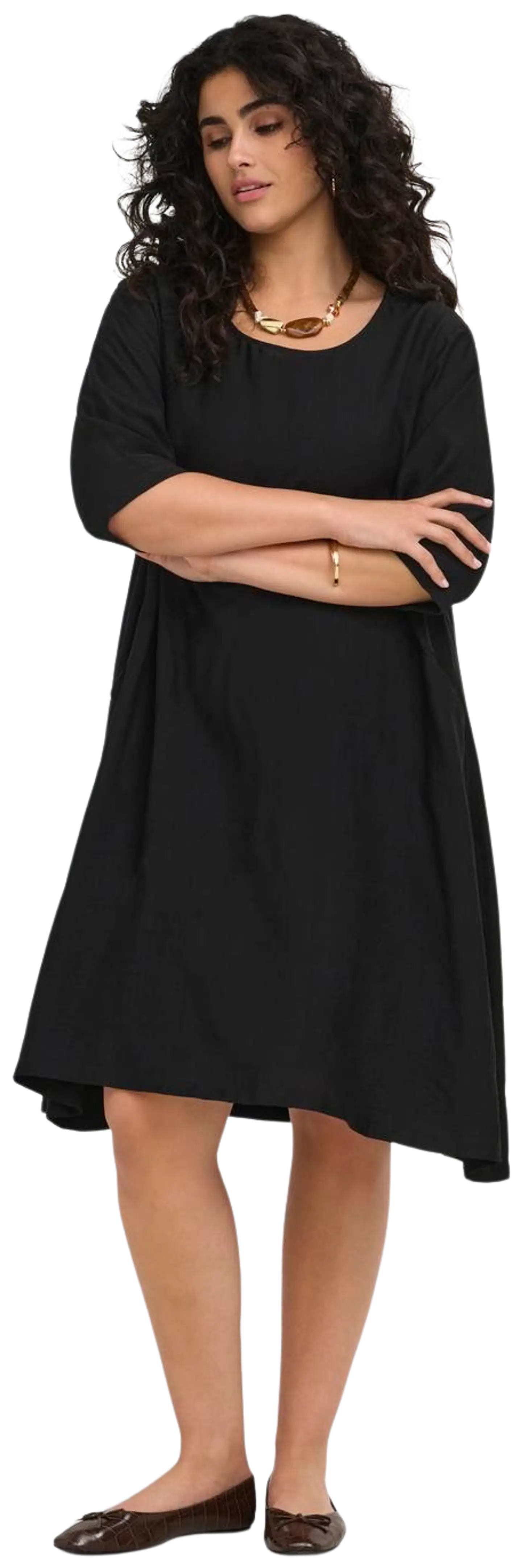 Only Carmakoma naisten mekko Carjoanna - Black - 4