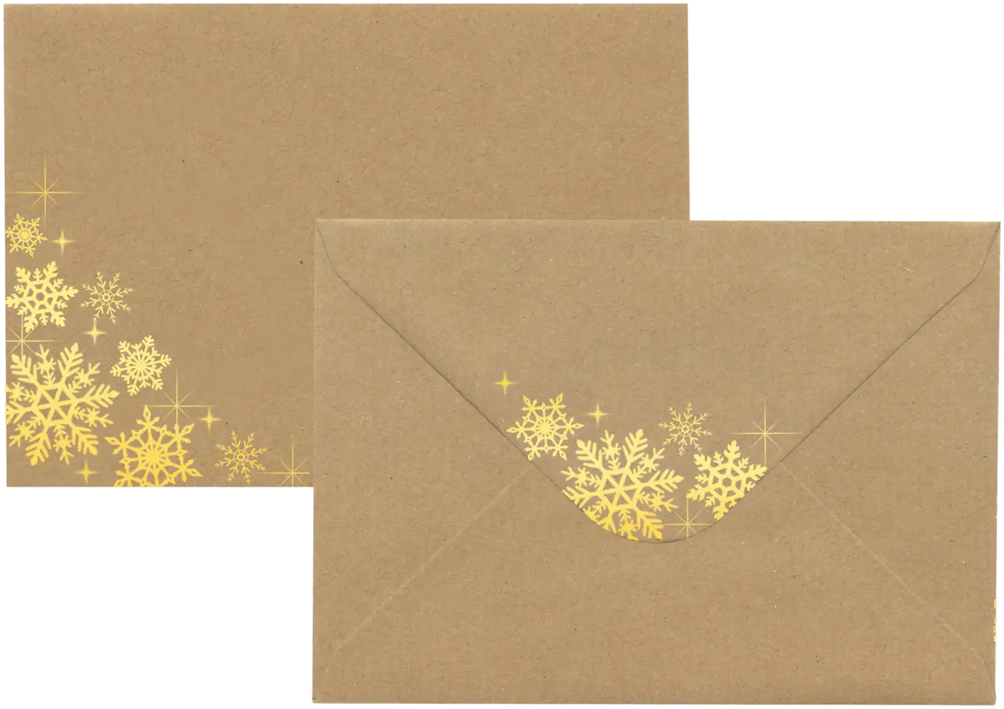 J.K. Primeco C6/10 Foliokirjekuori lumihiutale kulta, uusio