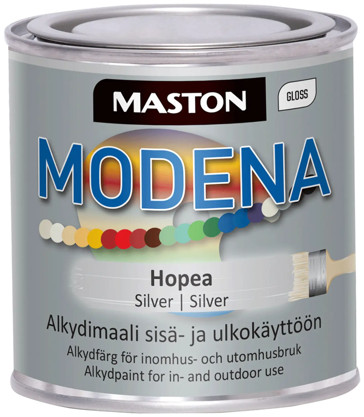 Maston maali Modena hopea 250 ml - 1