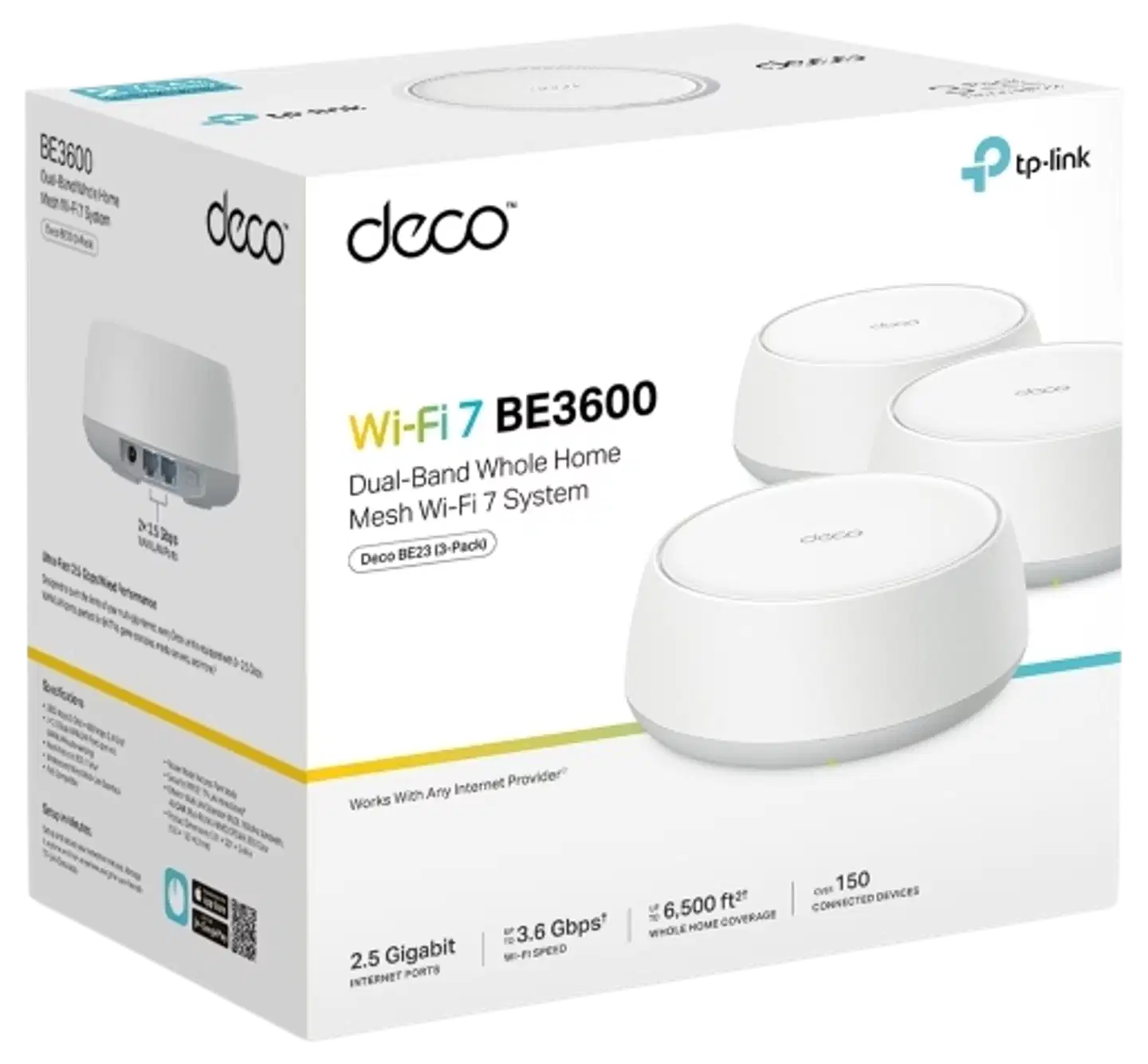 Tp-link DECO BE25 BE3600 MESH WIFI 7 SYSTEM 3 pack - 4