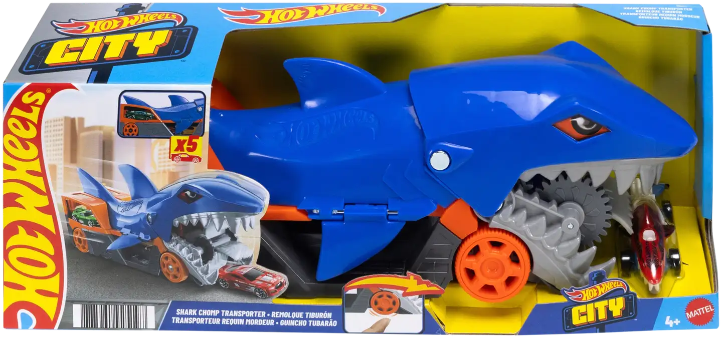 Hot Wheels Shark Chomp Transport Kuljetusrekka - 3